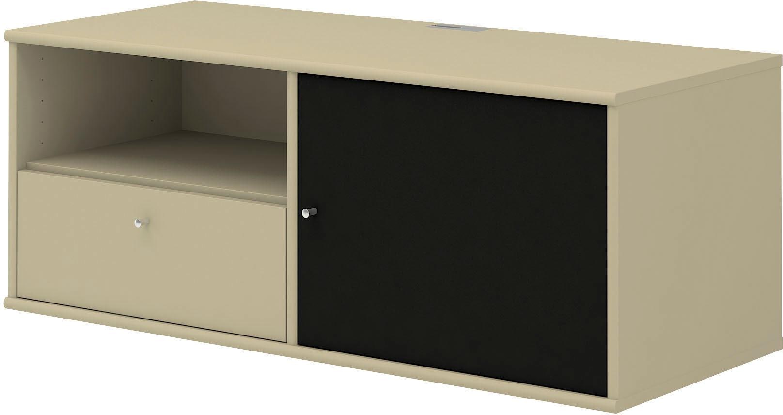 Hammel Furniture TV-Board »Mistral Fernsehschrank, Medienmöbel, Hängend«, mit Tür mit Akustikstoff, Kabeldurchführung, Lowboard, B: 108 cm