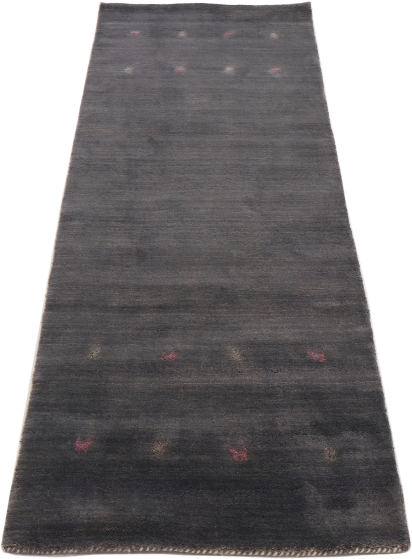 carpetfine Wollteppich »Gabbeh Uni, auch als Läufer erhältlich«, rechteckig günstig online kaufen