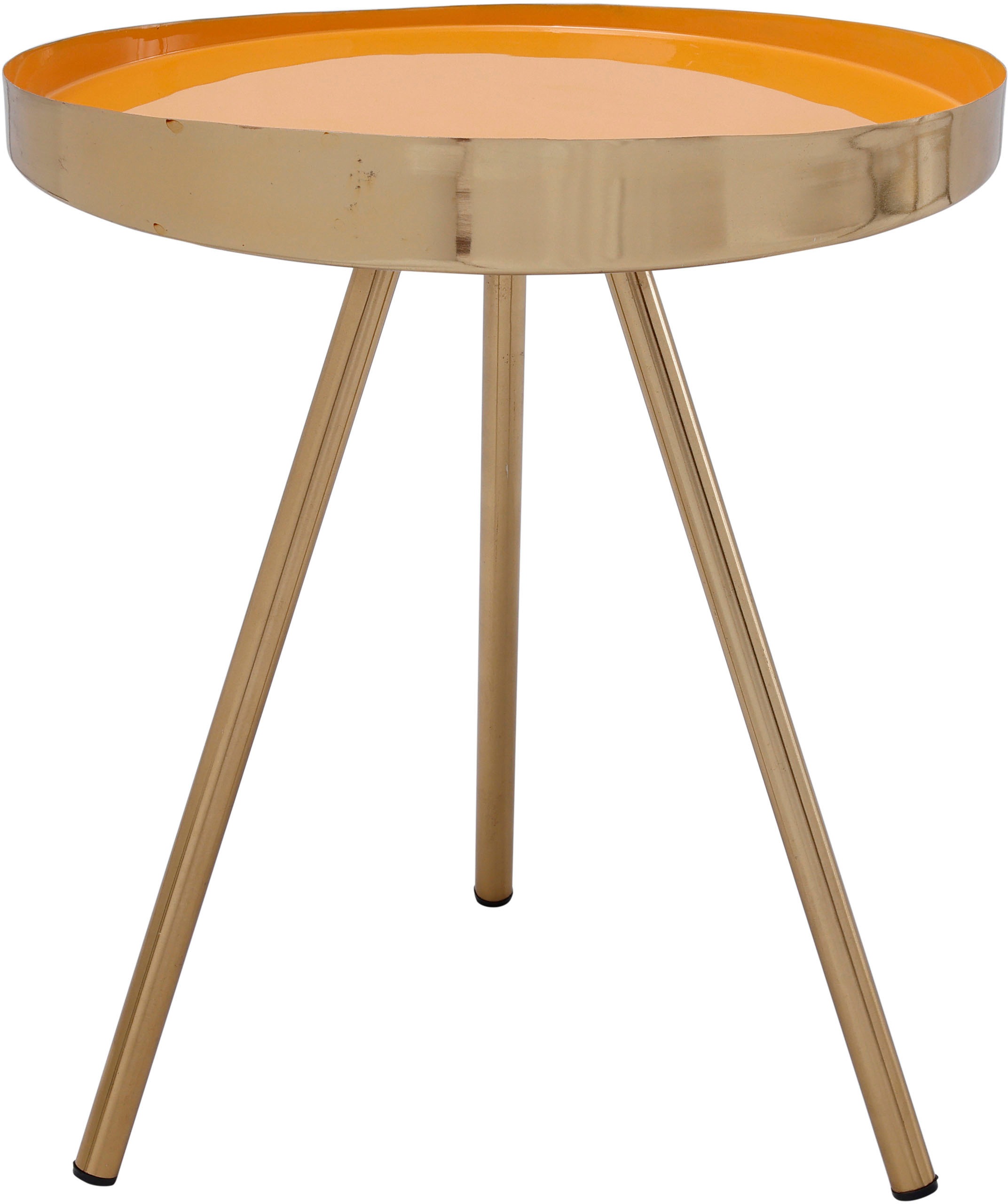 Kayoom Beistelltisch »Morrison, runder Beistelltisch, edler Look«, (1 St.), Dekorativ, glanzvolle Lackierung, stilvolles Design