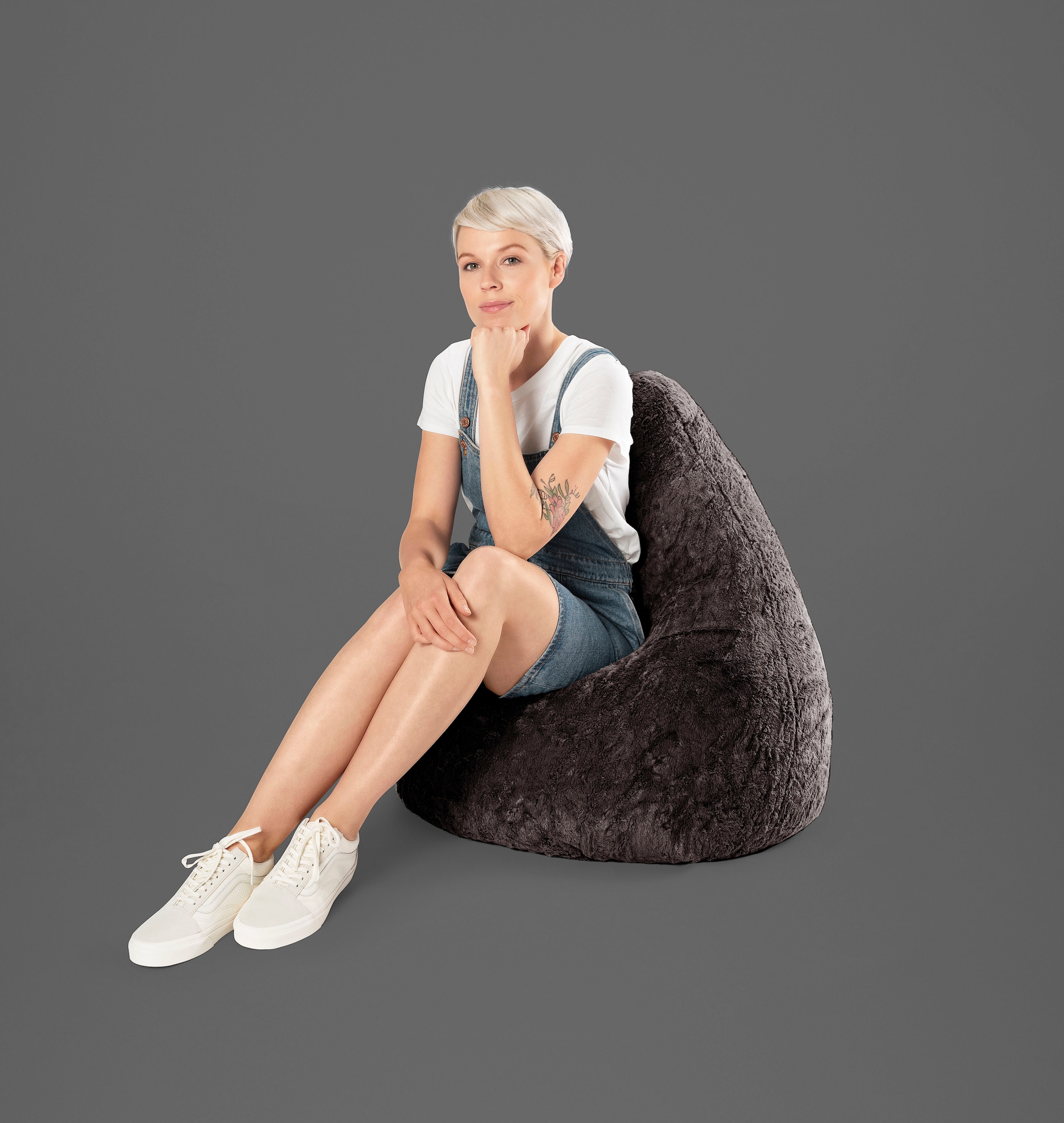 Magma Heimtex Sitzsack »BeanBag FLUFFY XL«, (1 St.)