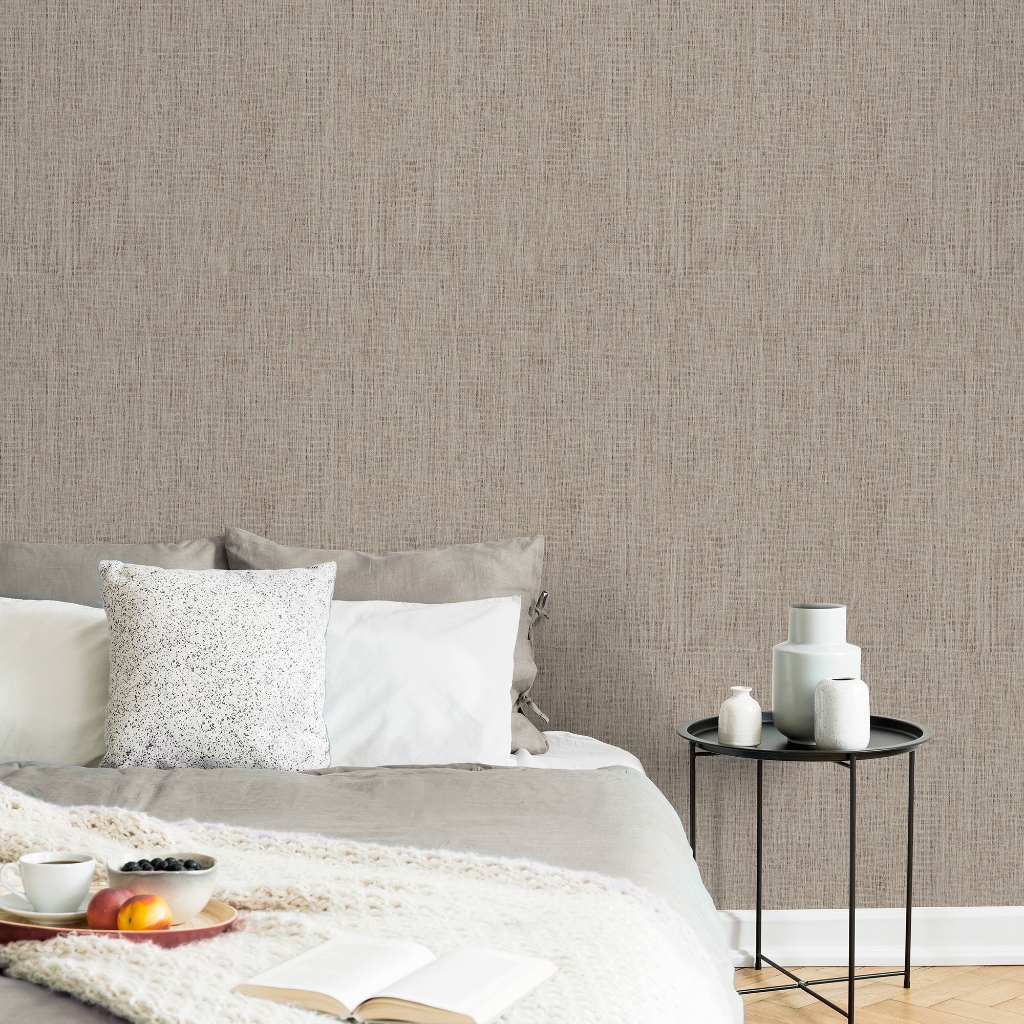 Superfresco Easy Vliestapete »Canvas« Leinenoptik geprägt 10mx52cm (ca. 5m2 günstig online kaufen