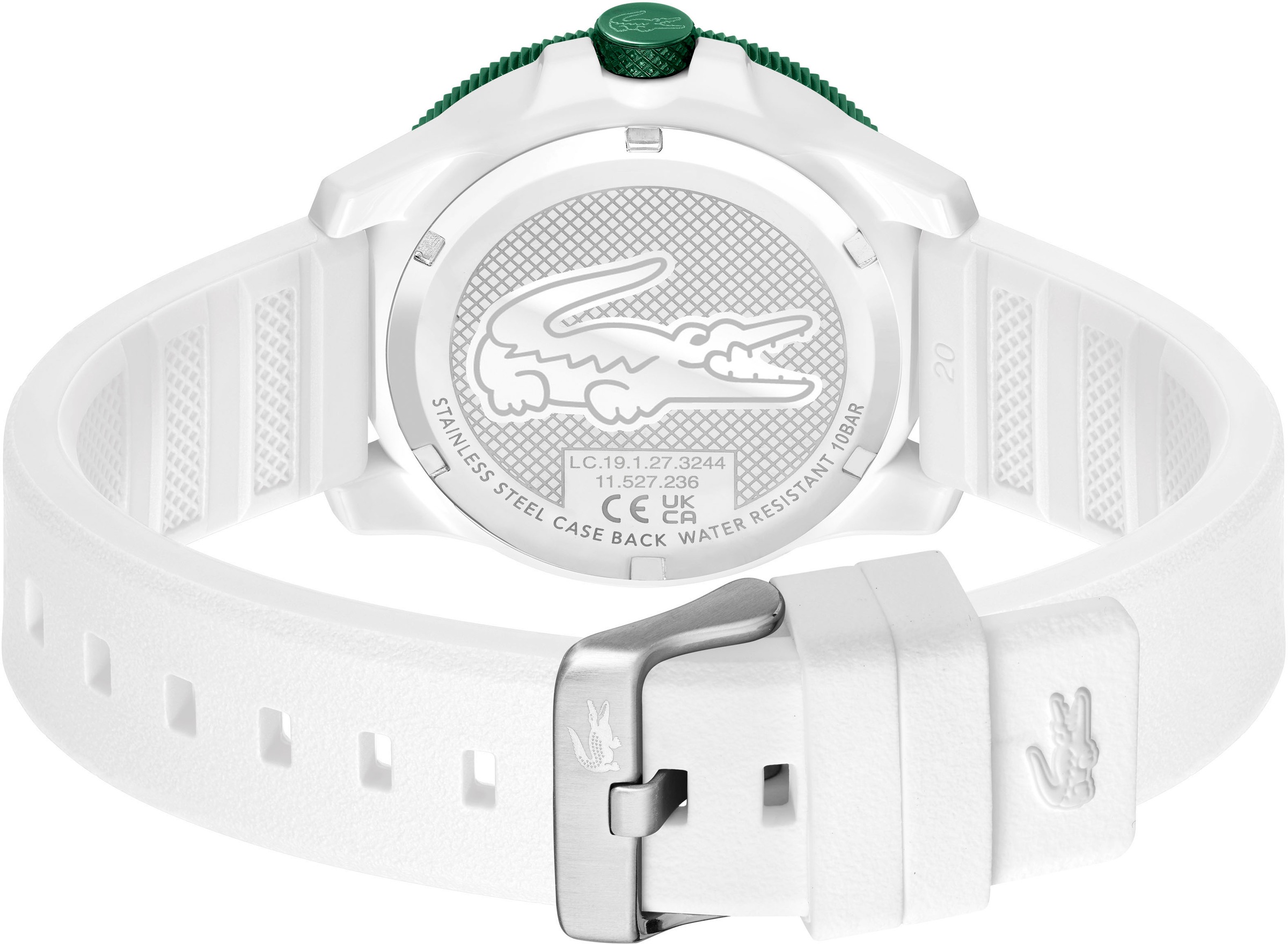 Lacoste Quarzuhr »LACOSTE.12.12 SCUBA«, Armbanduhr, Herrenuhr, Silikonarmband, analog