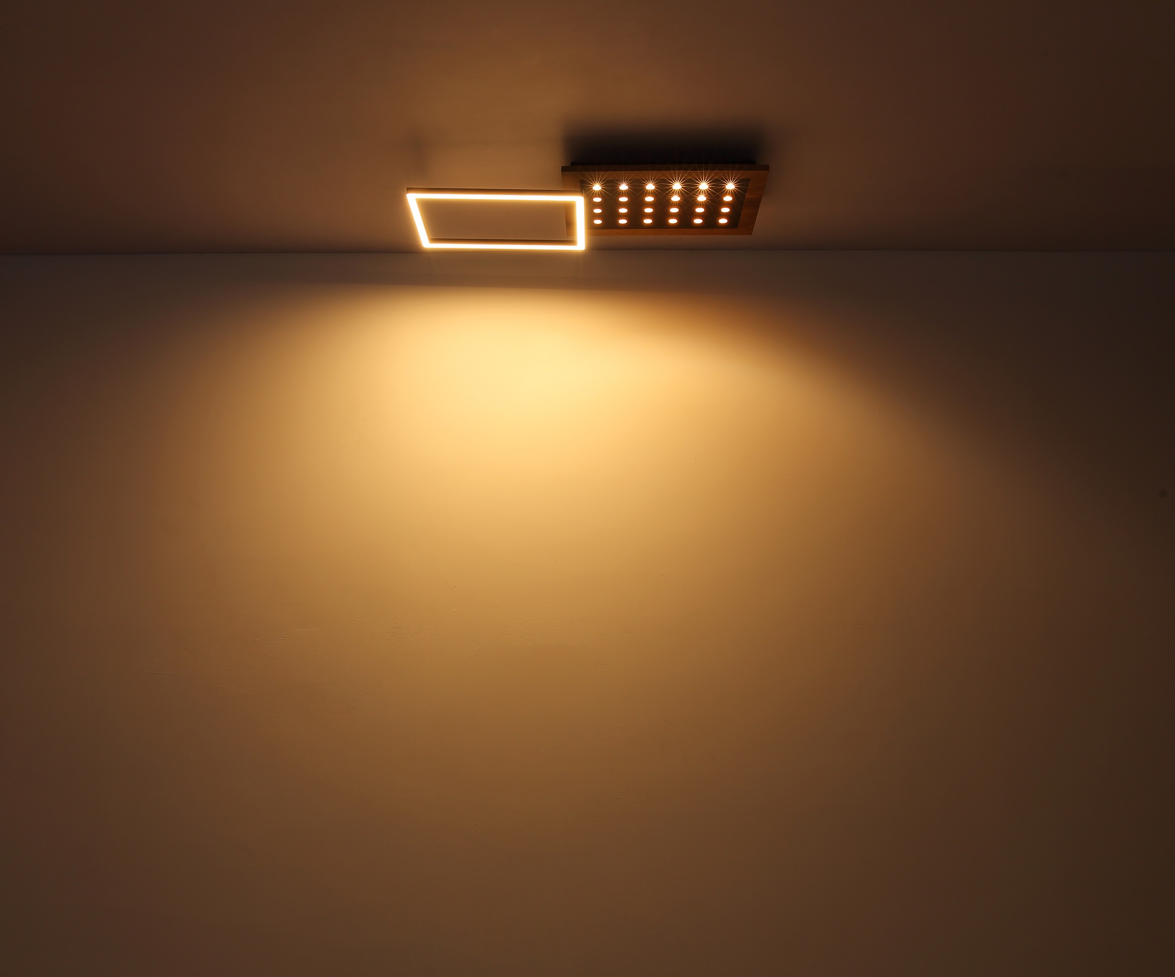 GLOBO LIGHTING LED Deckenleuchte »JIMBO« LED-Modul Warmweiß Deckenlampe/Wohnzimmer/Schlafzimmer/modern