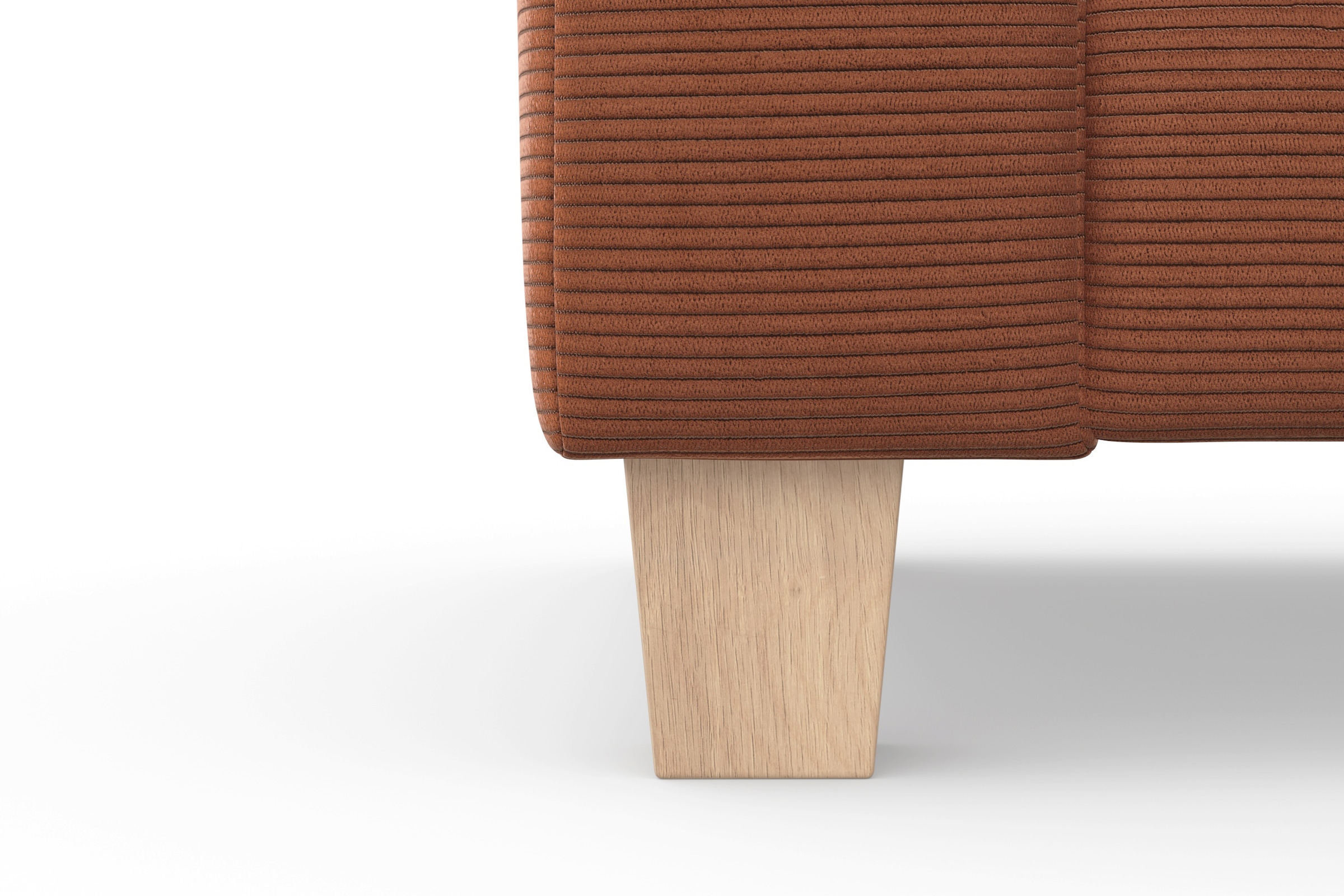 Home affaire Ecksofa »Summer L-Form«, mit Ottomane, wahlweise mit Bettfunktion und Bettkasten, Cord-Bezug