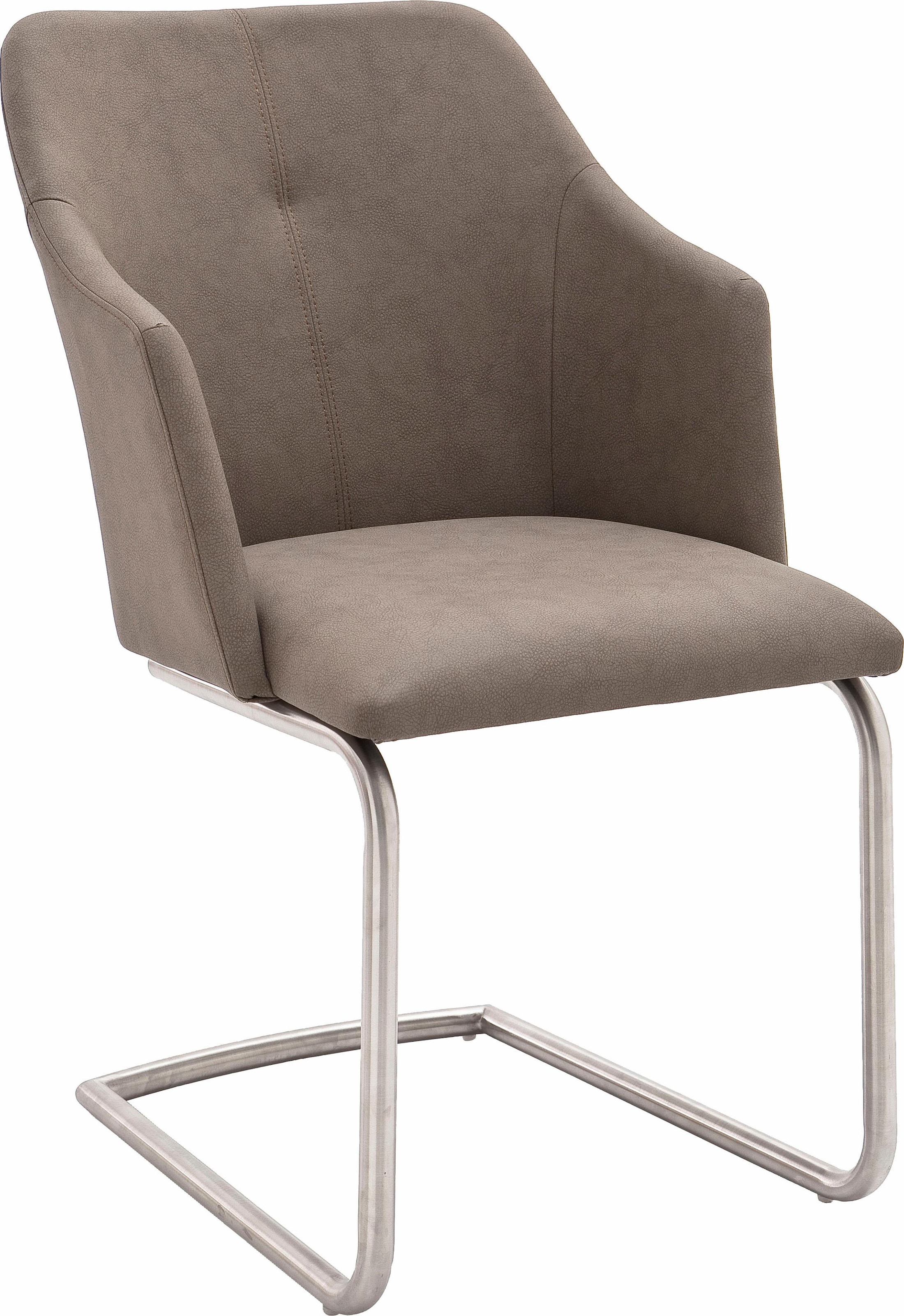MCA furniture Esszimmerstuhl »Madita 4 Fuß Stuhl B-eckig« (Set) 2 Stk. Kuns günstig online kaufen