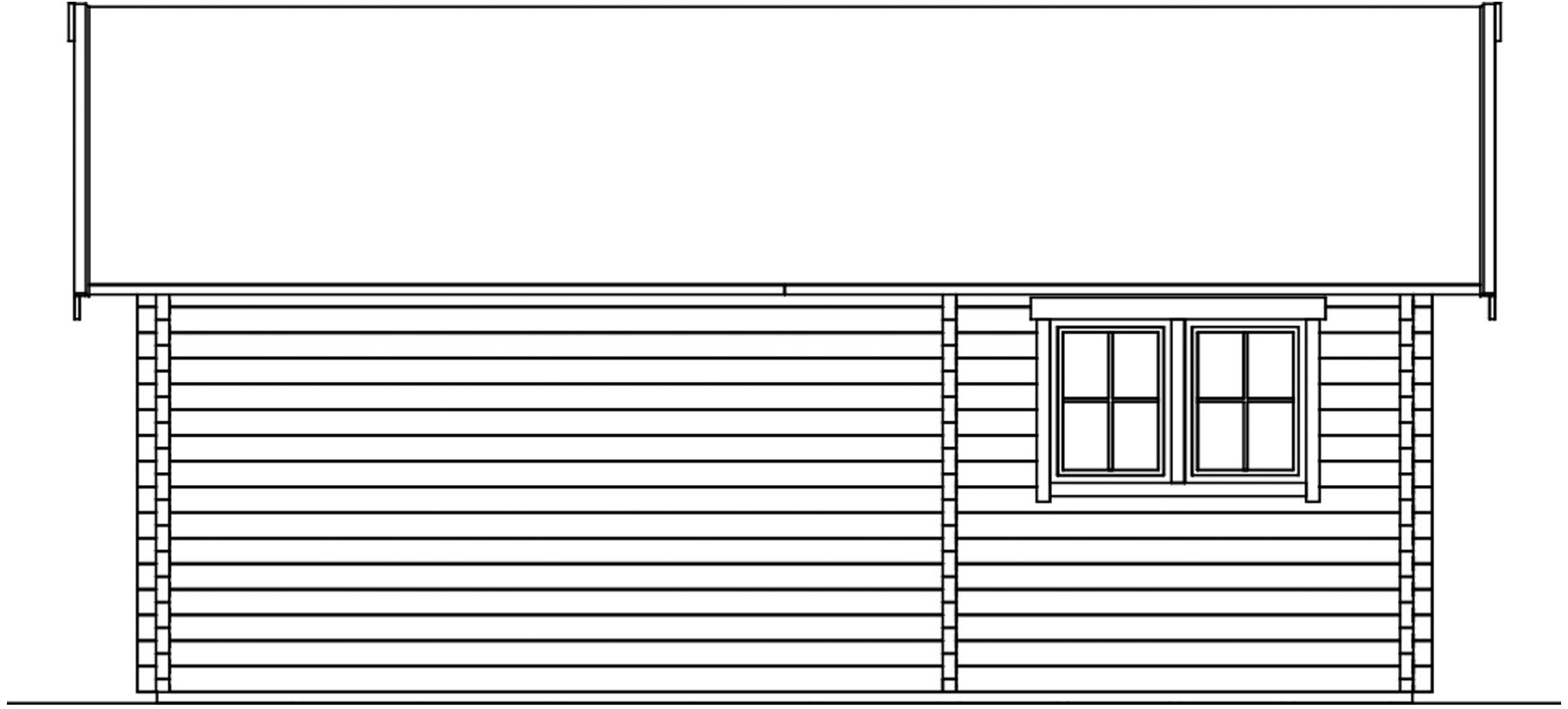 Skanholz Gartenhaus »Toronto 4«, mit Lattung
