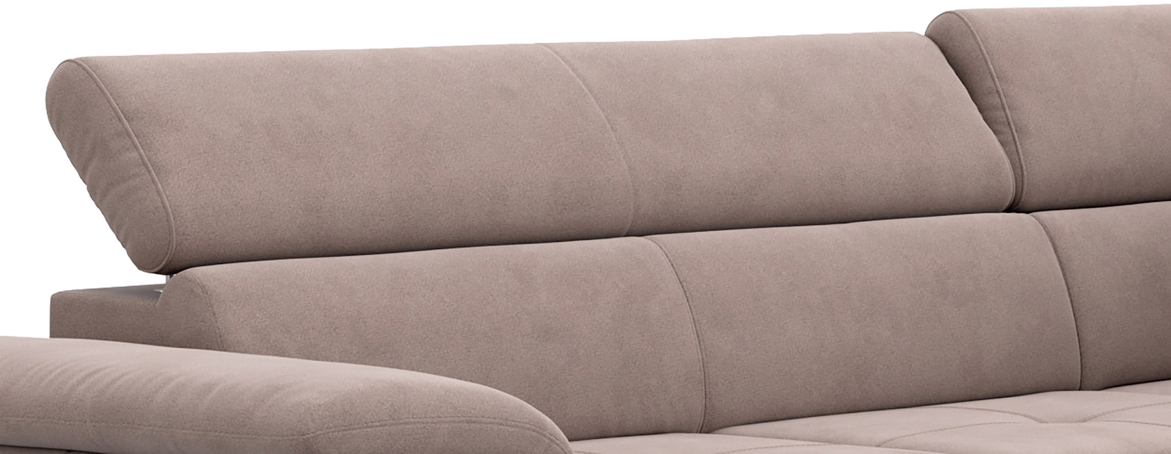 COTTA Ecksofa »Astra L-Form, B: 286 cm« mit Kopfteilverstellung, optional Bettfunktion & Bettkasten