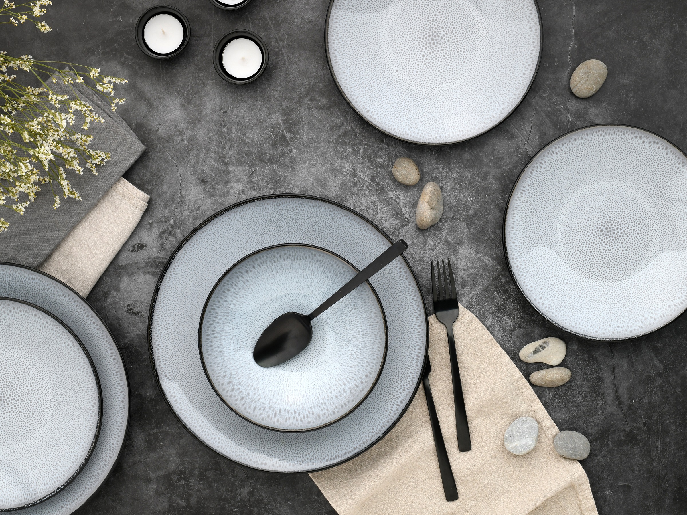 my home Tafelservice »modernes Geschirr-Set, Service Grönvik«, (Set, 12 tlg günstig online kaufen