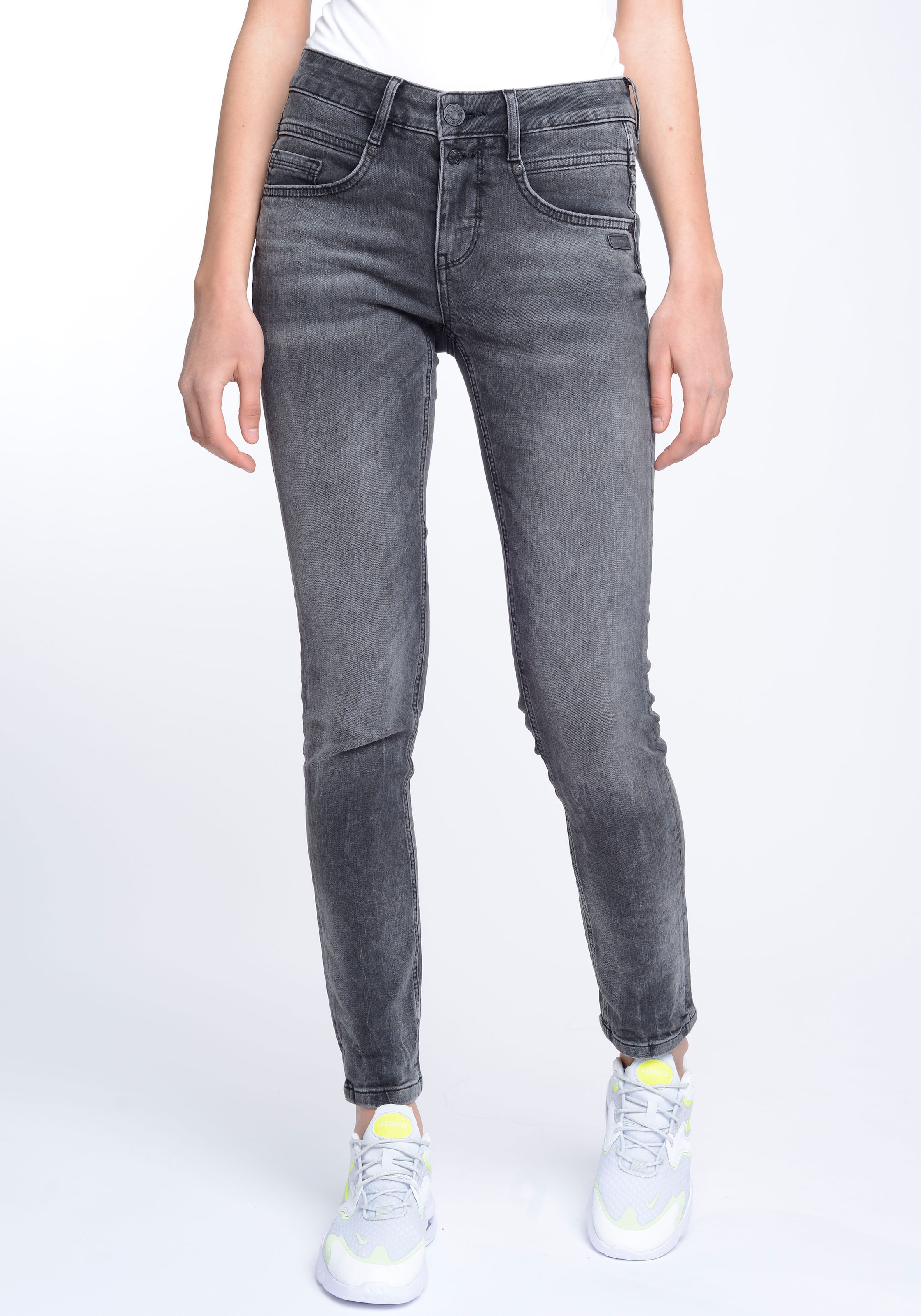 GANG mit 3-Knopf-Verschluss Skinny-fit-Jeans online bestellen und vorne Passe »94MORA«,