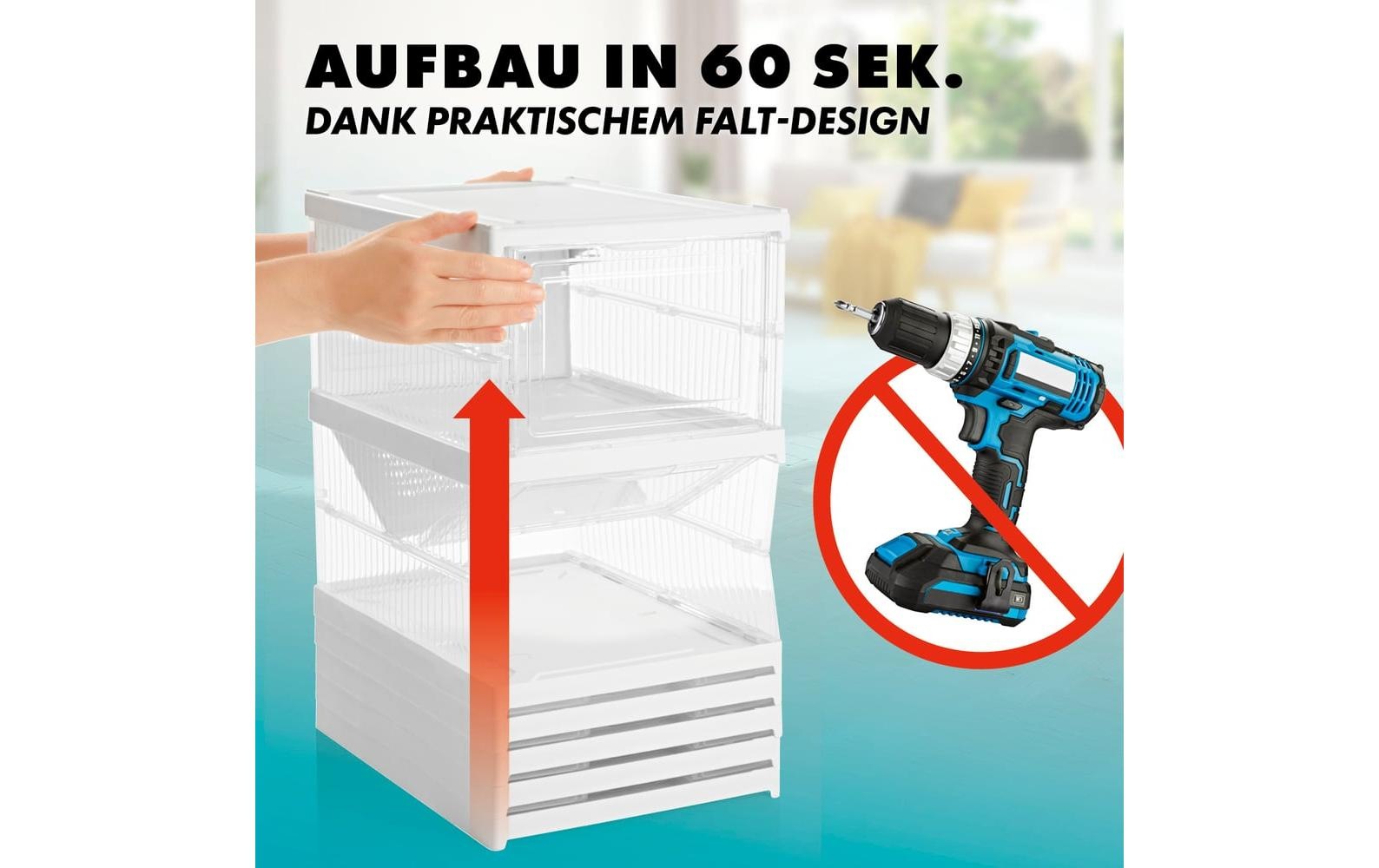 EASYmaxx Schuhregal »mit 6 Fächern 25,5 x 105 cm«