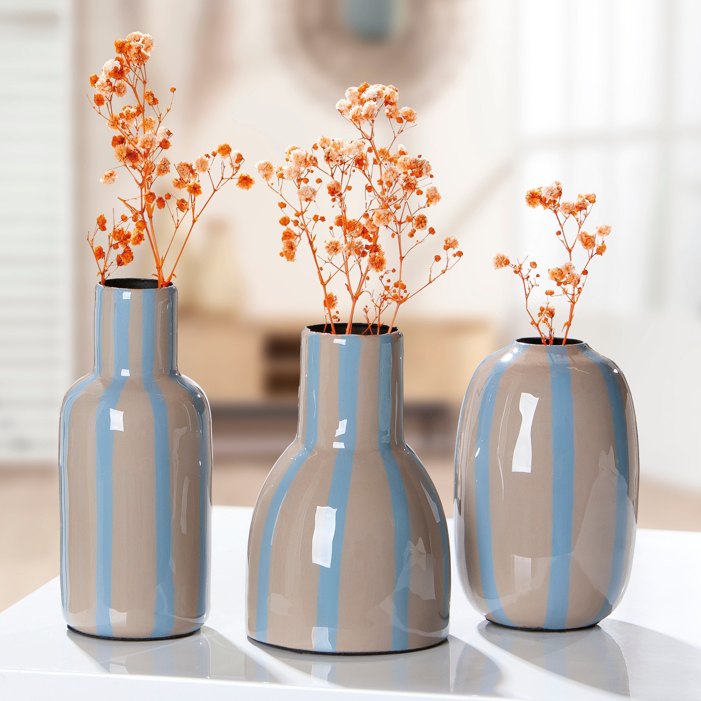 s.Oliver Tischvase »3er Set, Deko-Vase, klein, "Piccolo"«, (1 St.)