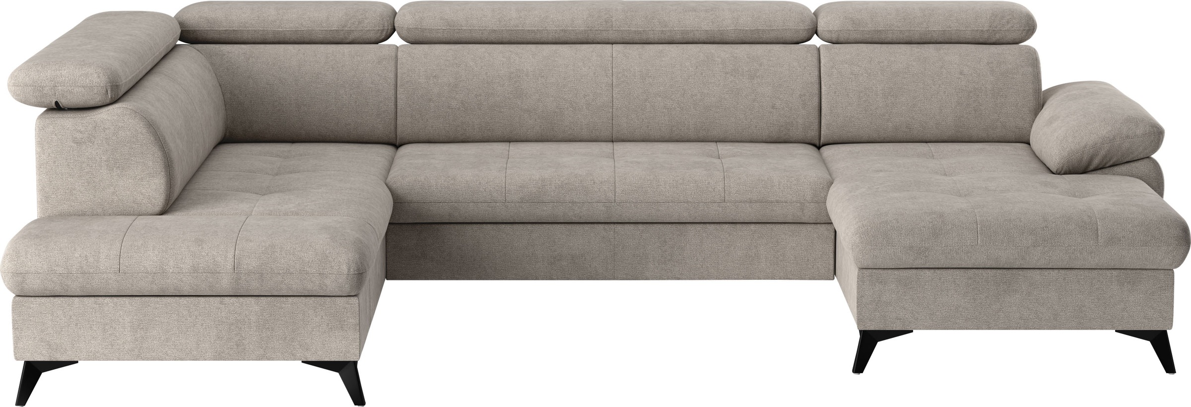 COTTA Wohnlandschaft »Hudson U-Form«, mit Kopfteilverstellung, wahlweise mit Bettfunktion & Bettkasten