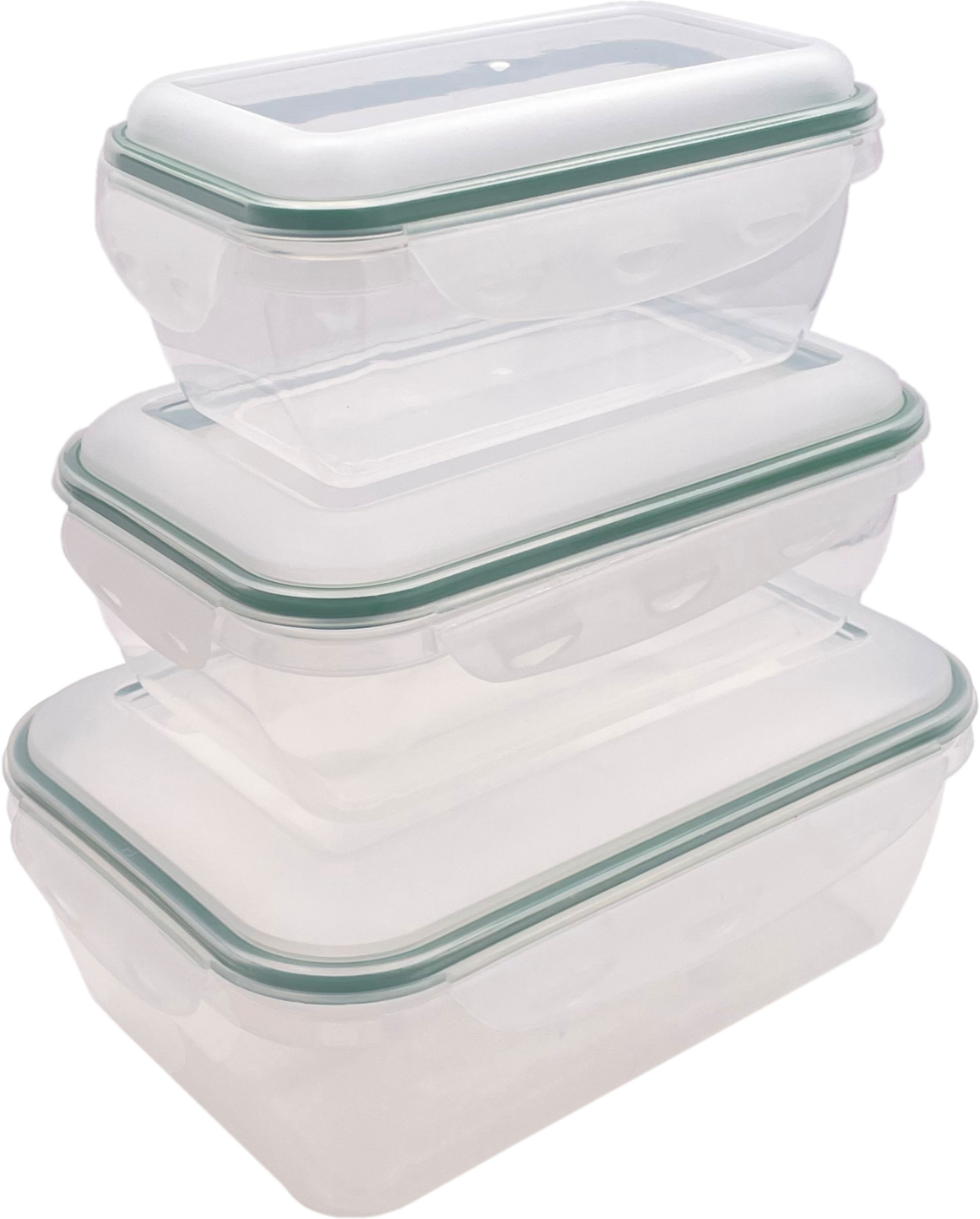 BONETTI Frischhaltedose 2 x 3er Set, 6 Stk. tlg. rechteckig günstig online kaufen