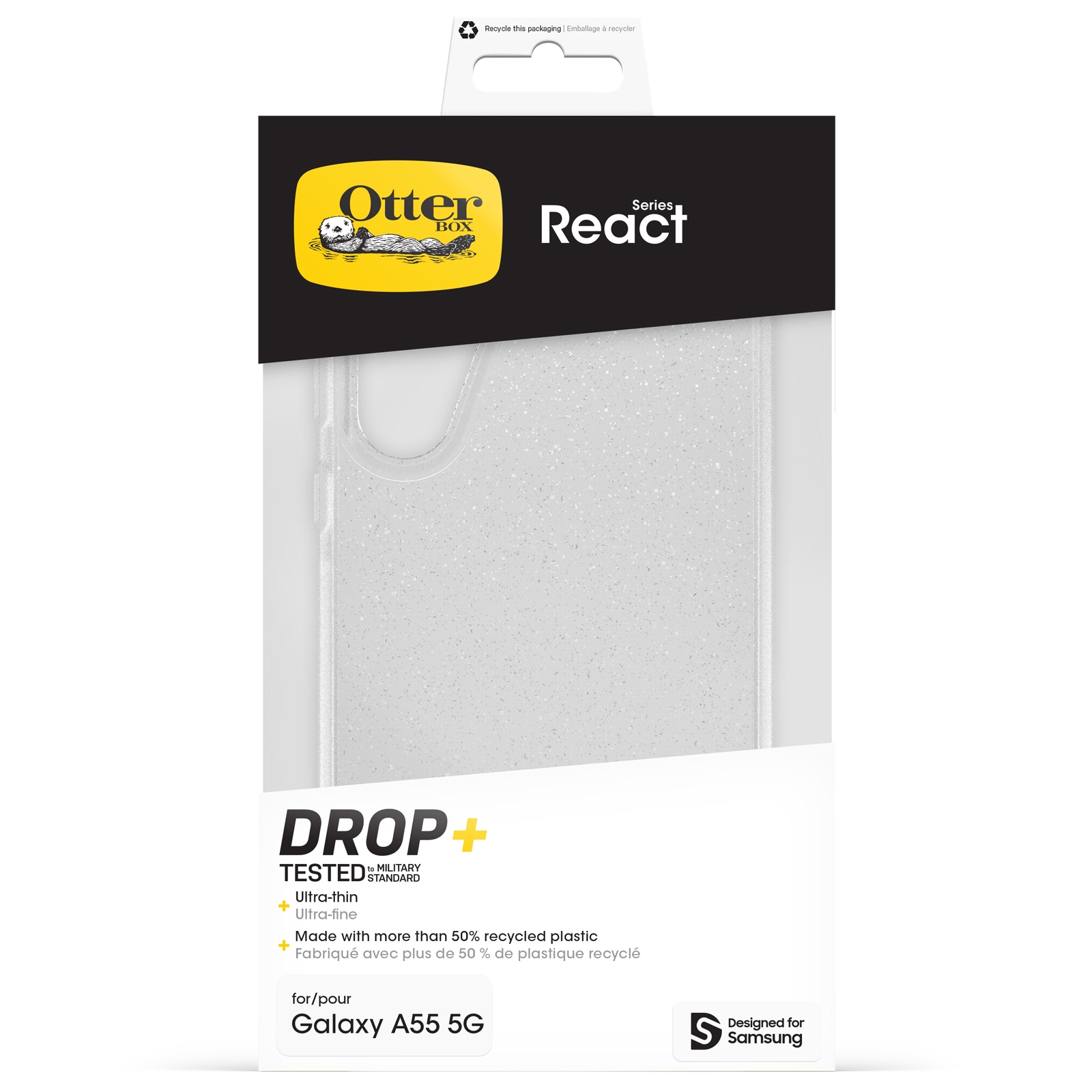 5. Bild von Otterbox Handyhülle »React für Samsung Galaxy A55 5G«, Schutzhülle, Cover, Backcover