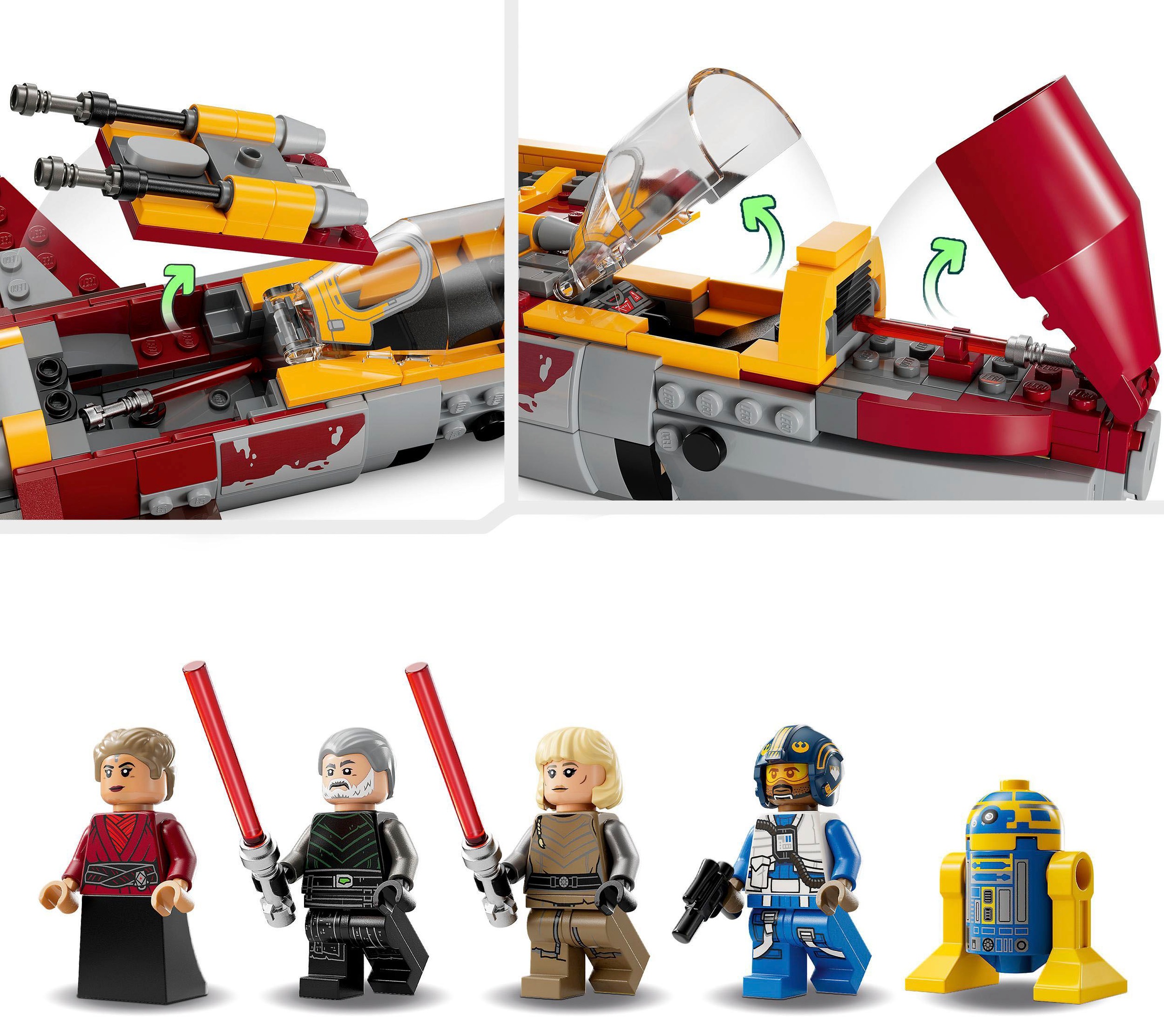 LEGO® Konstruktionsspielsteine »New Republic E-Wing vs. Shin Hatis Starfighter (75364)«, (1056 St.), LEGO® Star Wars; Made in Europe