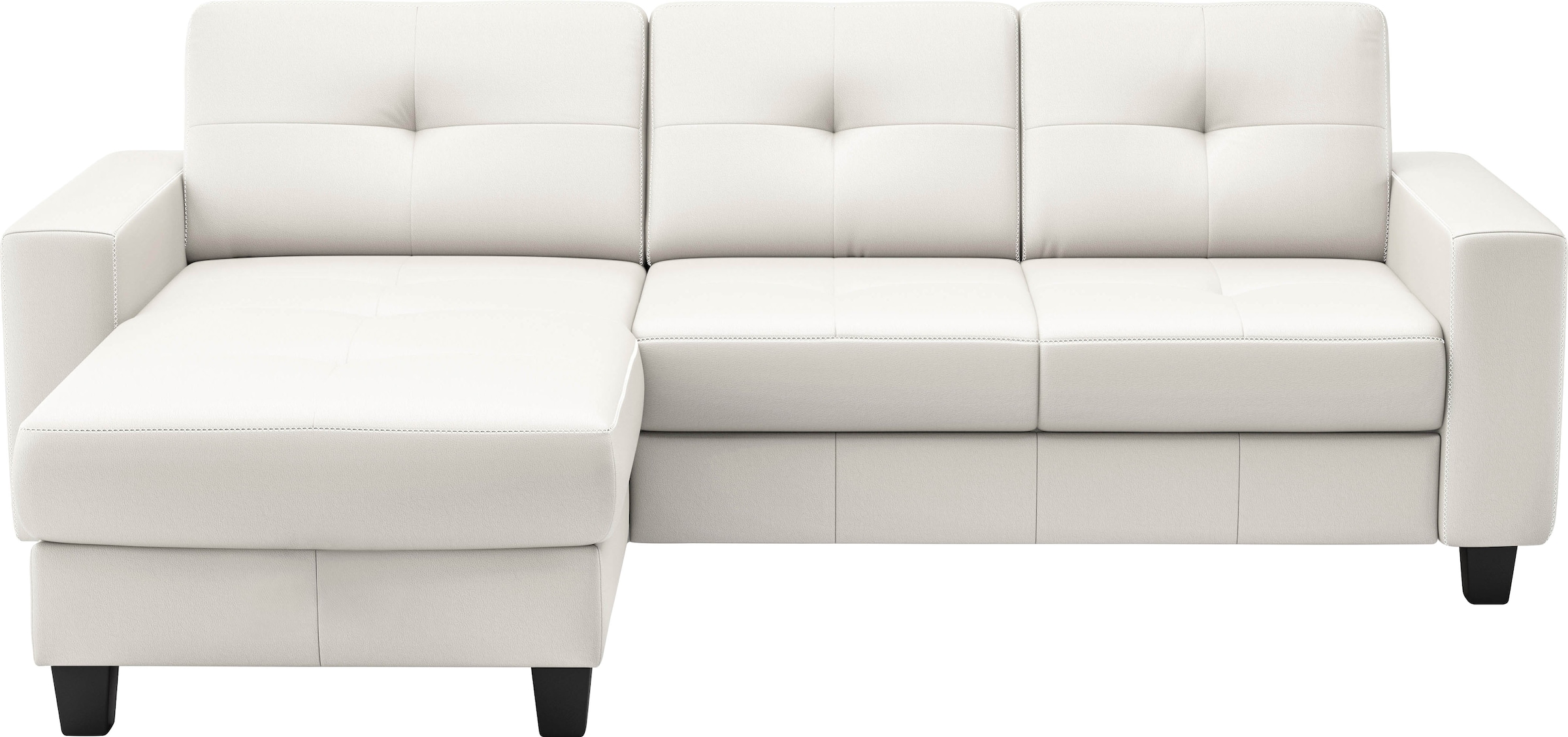 Places of Style Ecksofa »Varese«, wahlweise mit Bettfunktion und Bettkasten günstig online kaufen