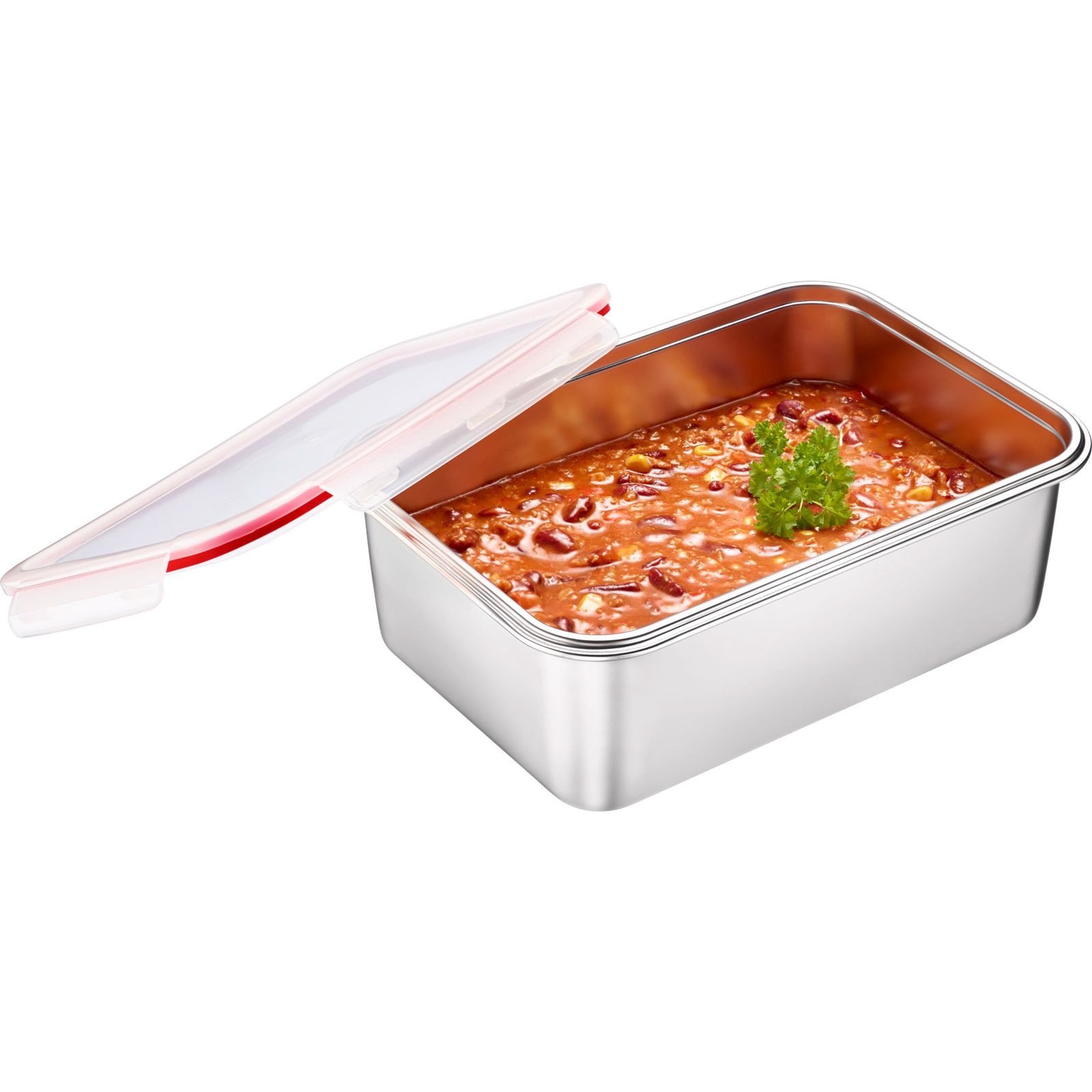 WESTMARK Lunchbox »Edelstahl Lunch Box/ Frischhaltedose , 4200 ml« Made in Germany, 5 Jahre Garantie