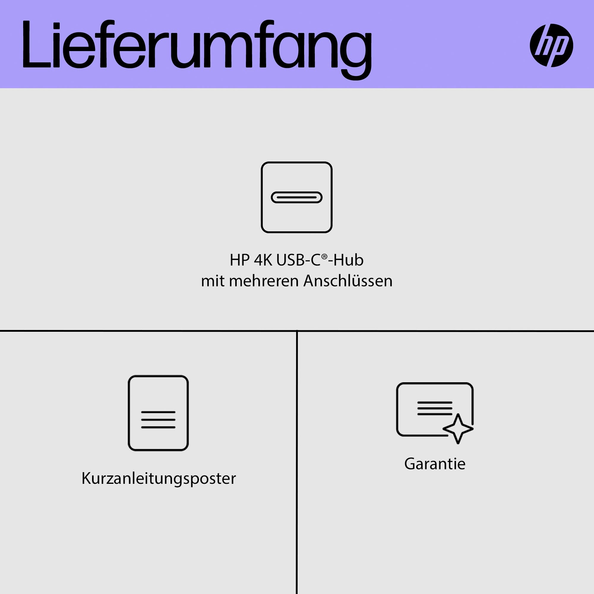 HP Laptop-Dockingstation »Universal USB-C Multiport-Hub«