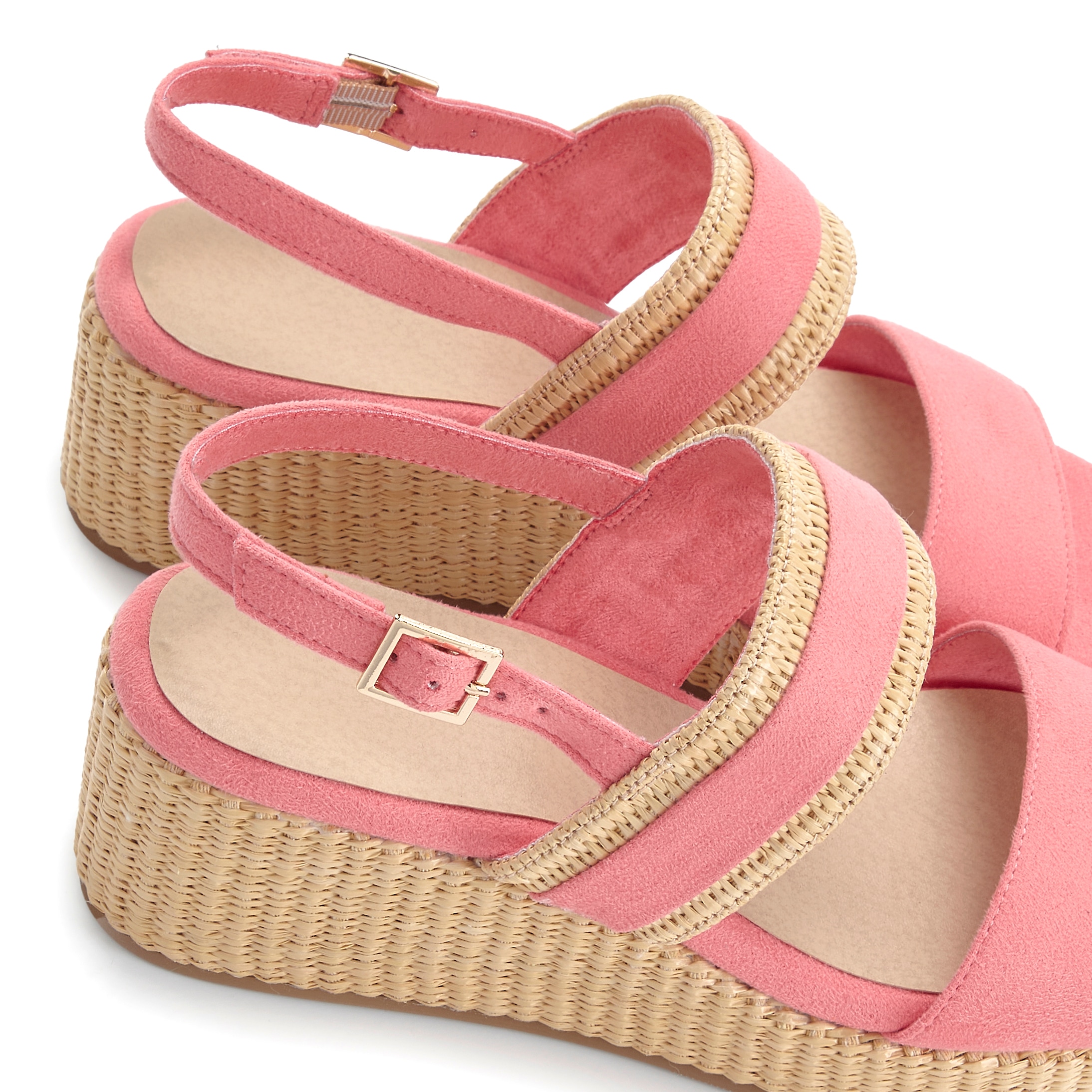 Beachtime by Lascana Sandalette »Sommerschuh, Sandale, offener Schuh, Keilsandalette,«  NEU mit Keilabsatz VEGAN