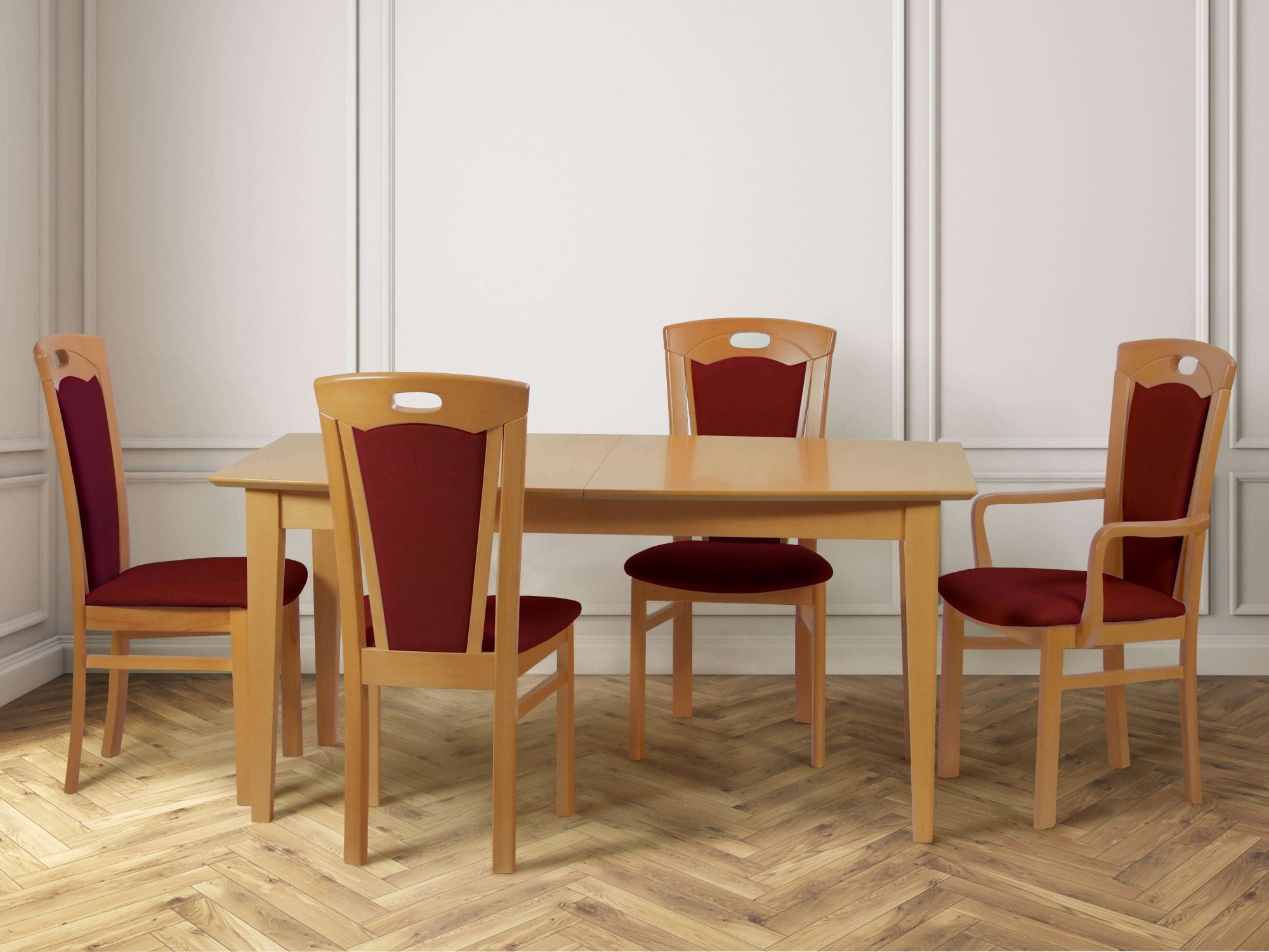 Home affaire Esszimmerstuhl »FERDI Made in Italy, Massivholz«, (Set), 2 St. günstig online kaufen