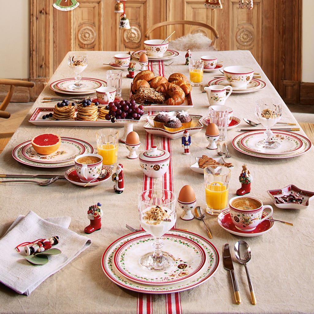 Villeroy & Boch Frühstücksteller »Frühstücksteller Winter Bakery Delight ø 21,5 cm 6er Set bunt«