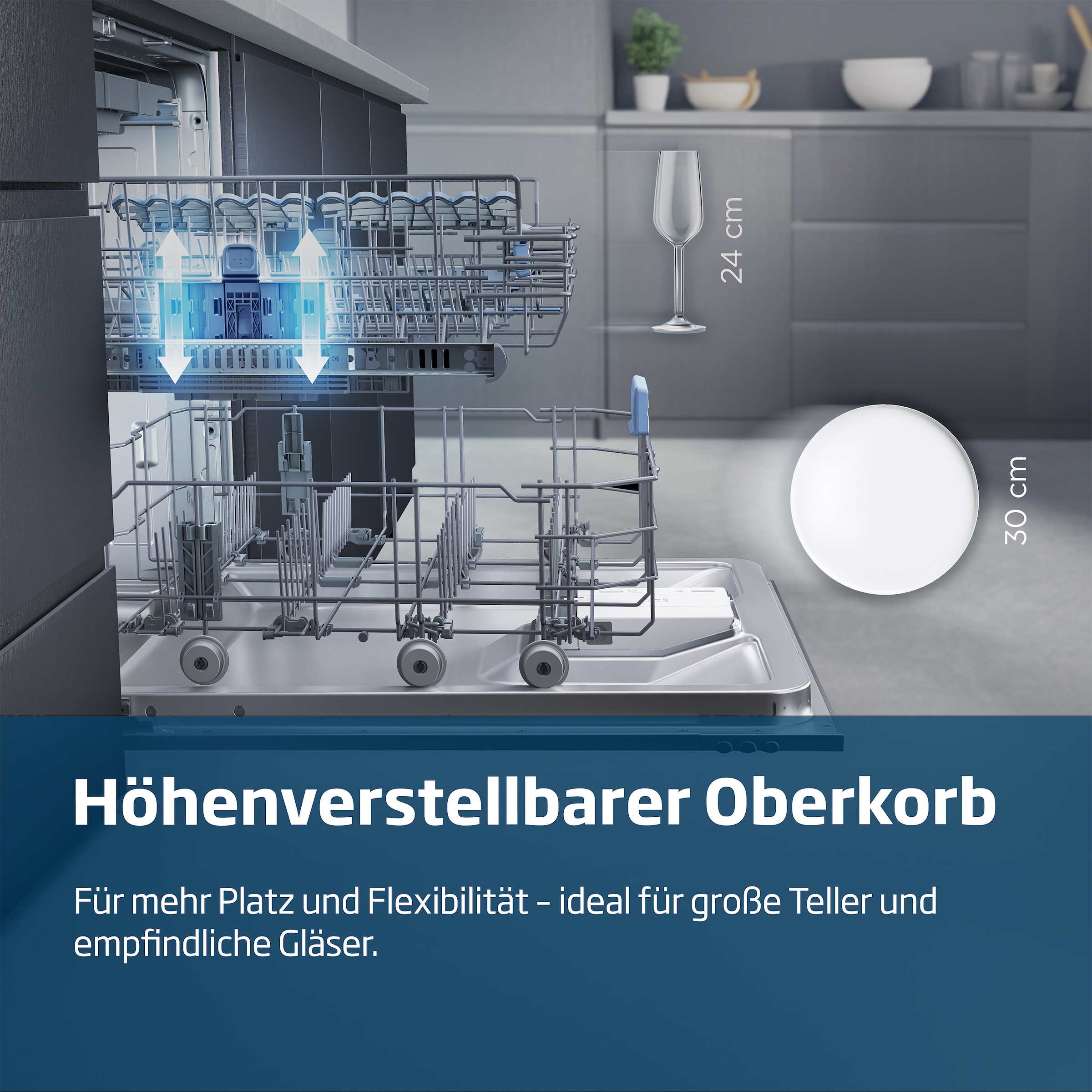 BEKO teilintegrierbarer Geschirrspüler »BDSN16R46W« 9,5 l 15 tlg. Maßgedecke Quick&Shine – schnelle Reinigung mit optimaler Trocknung