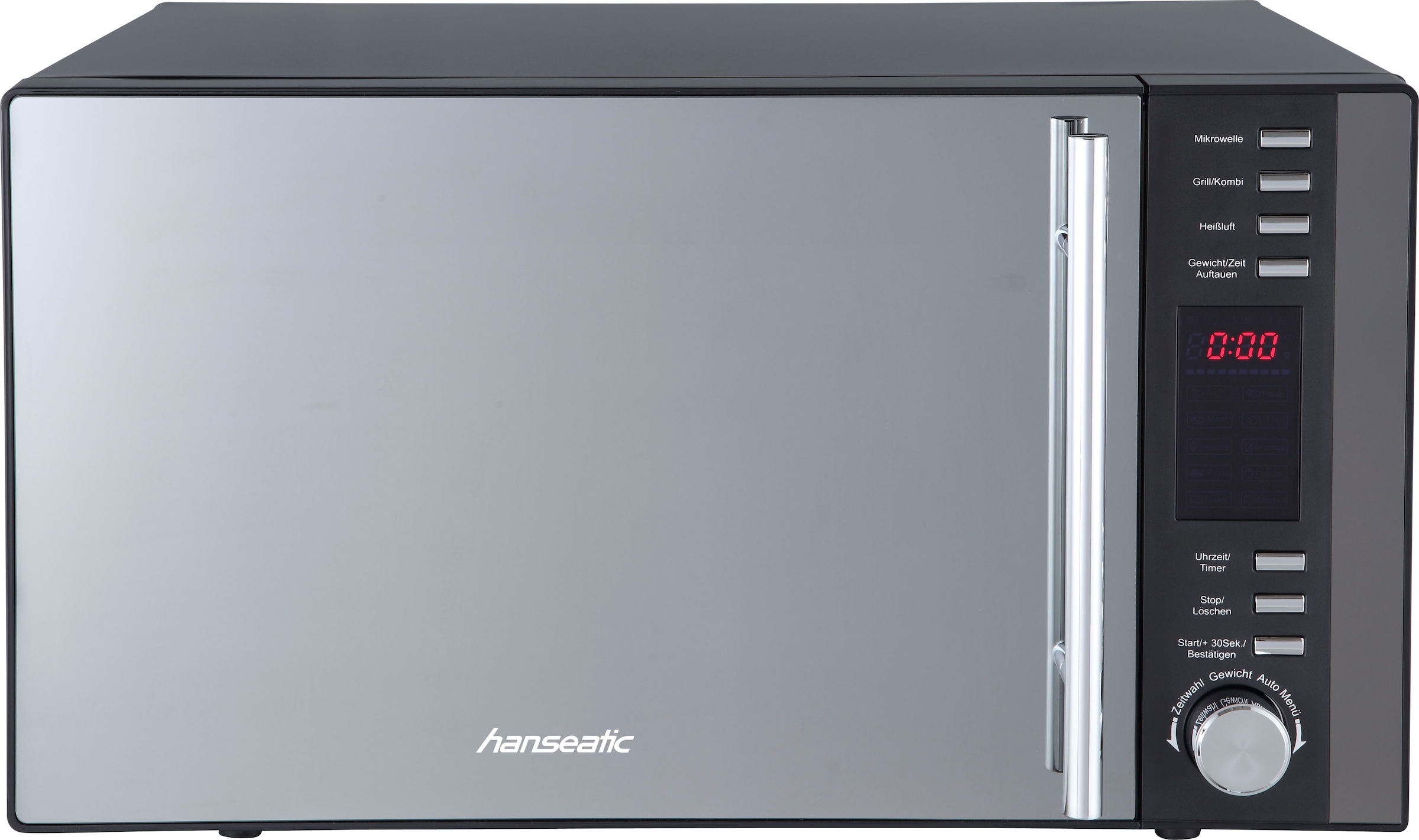 Hanseatic Mikrowelle »AC925EBL«, Mikrowelle-Heißluft-Grill, 900 W, 5 Leistungsstufen und Auftaufunktion