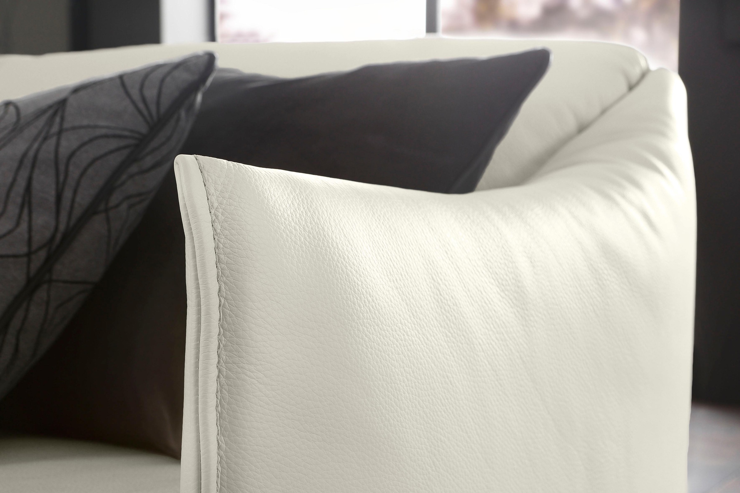 W.SCHILLIG 2,5-Sitzer »sally« mit Metallfüßen in Chrom glänzend, Breite 194 cm