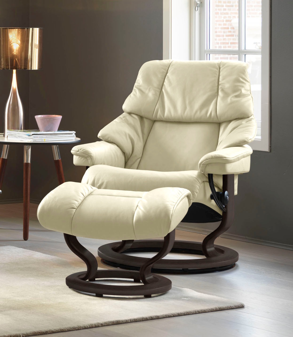 Stressless Relaxsessel "Reno" mit Classic Base, Größe S, M & L, Gestell Wen günstig online kaufen