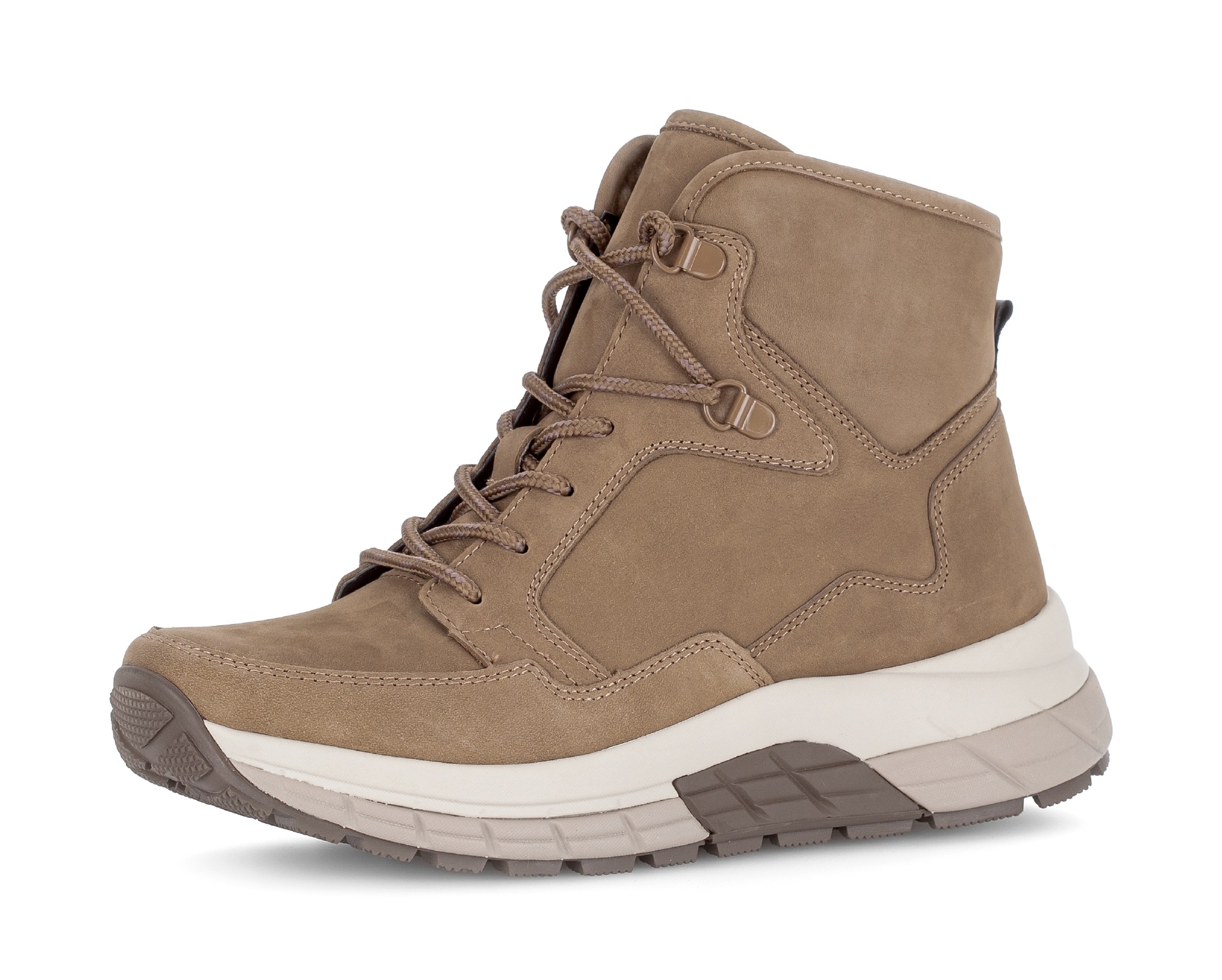 Gabor Rollingsoft Schnürboots  , Keilabsatz, Stiefelette, mit Haken, im Bergsteiger-Look