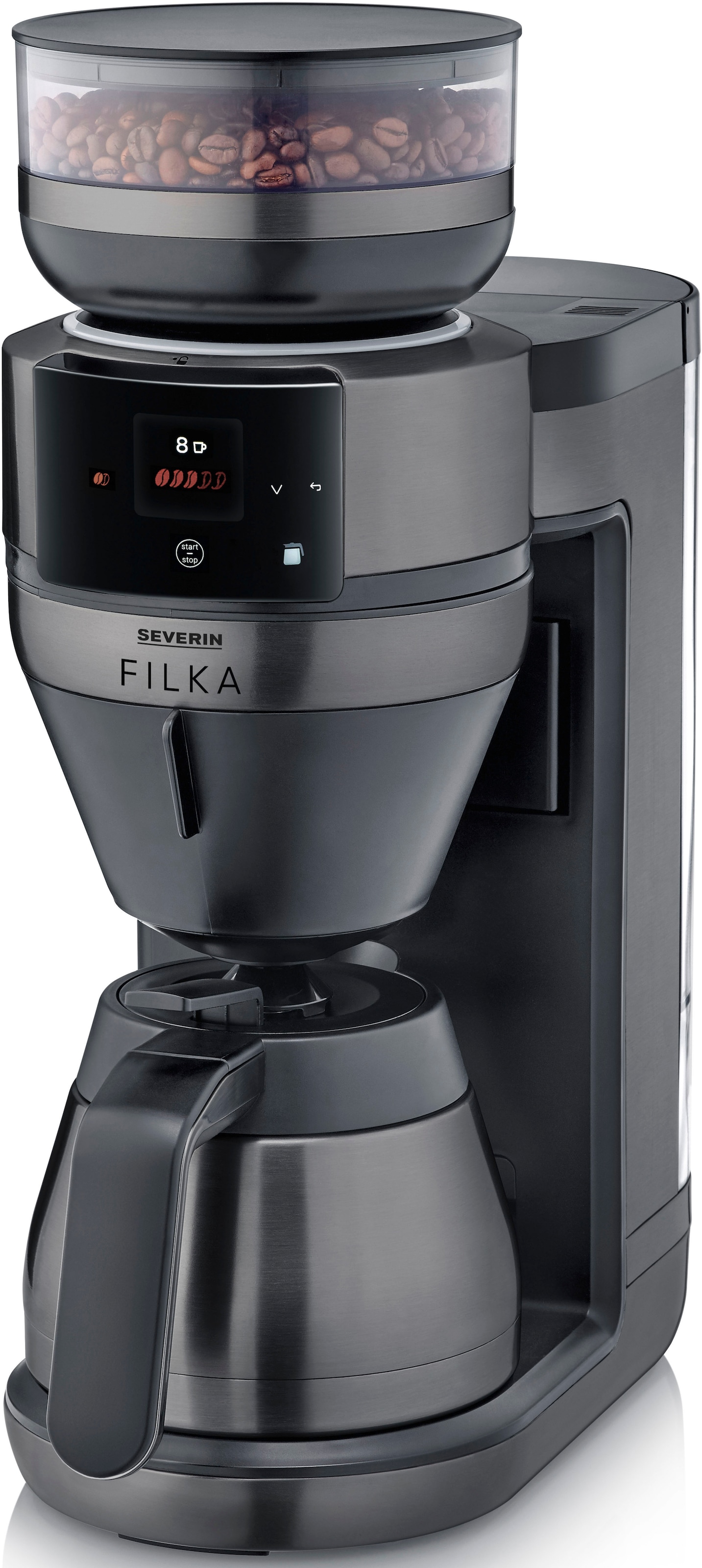 Severin Kaffeemaschine mit Mahlwerk »KA 4855 FILKA (2. Generation), Filterk günstig online kaufen