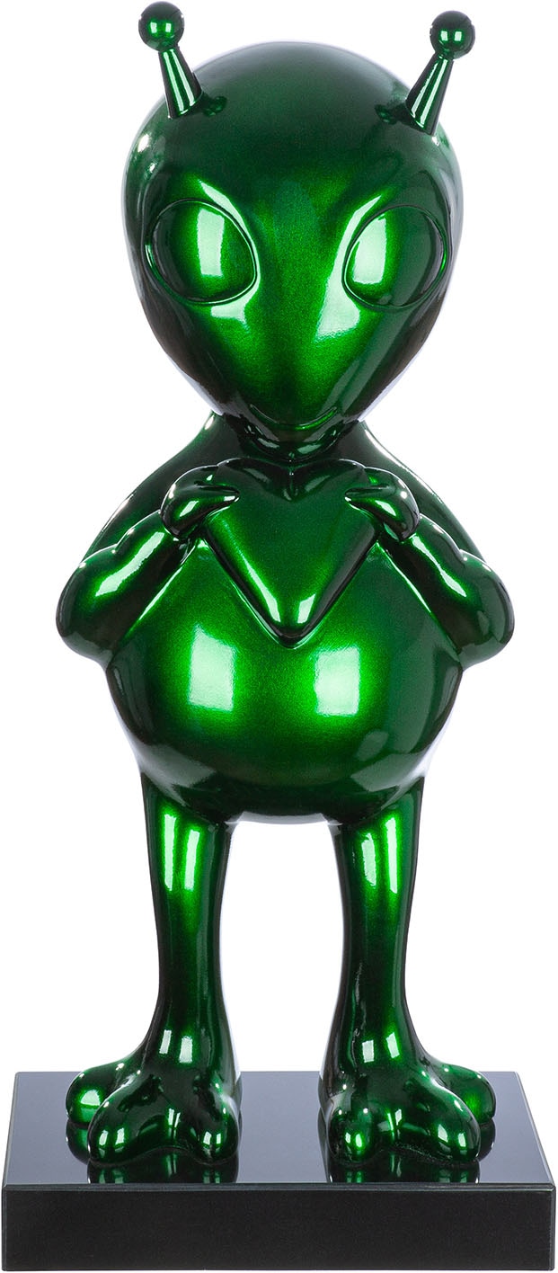 GILDE Skulptur »Skulptur Alien auf Base«