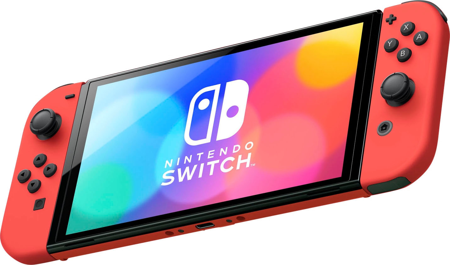 Switch Raten auf Spielekonsole »OLED Modell bestellen Nintendo Mario-Edition«