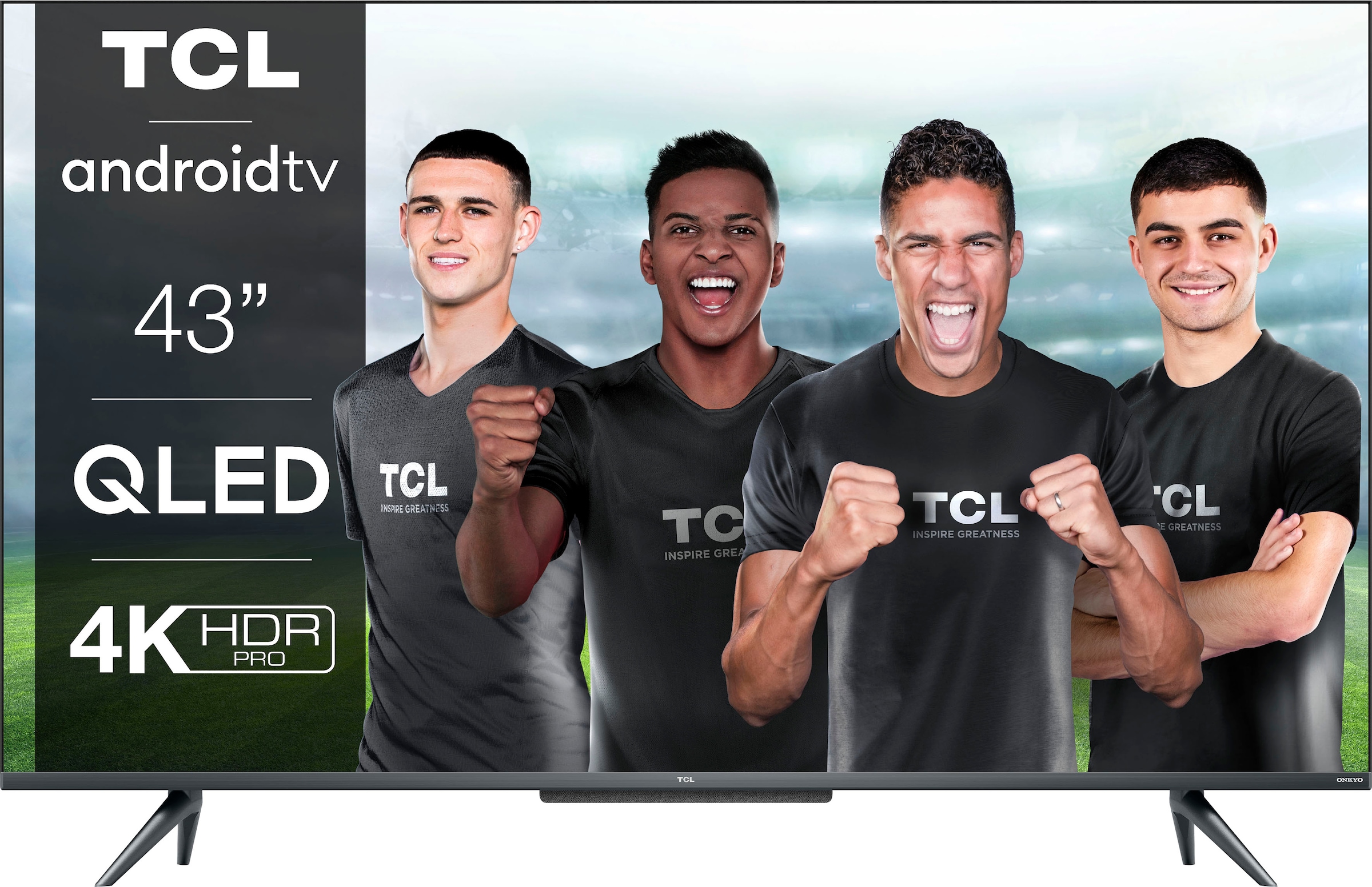 HD, TV Raten »43C722«, Ultra Zoll, cm/43 108 Smart-TV-Android kaufen 4K auf TCL QLED-Fernseher