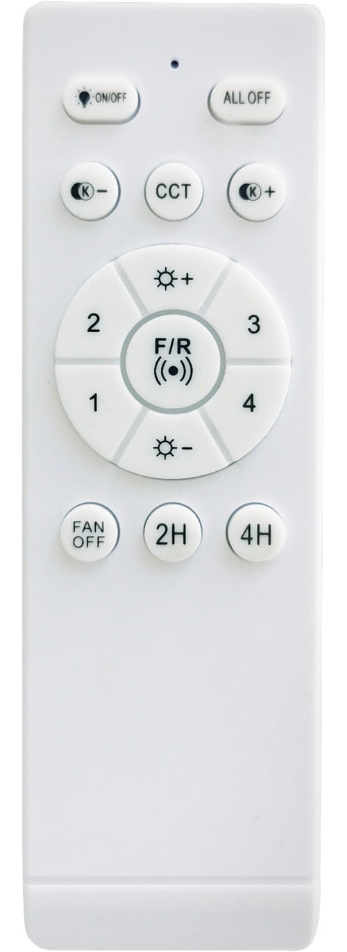 GLOBO LIGHTING Deckenleuchte »HINES« LED-Modul 1 Stk. warmweiß - kaltweiß Ventilator bunt kühlen-heizen Wohnzimmer Schlafzimmer