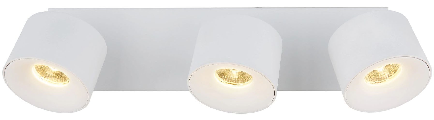GLOBO LIGHTING LED Deckenstrahler »RAE«, 3 flammig, Leuchtmittel LED-Modul | LED fest integriert, mit schwenkbare und runde -zylindrischen LED-Strahlern