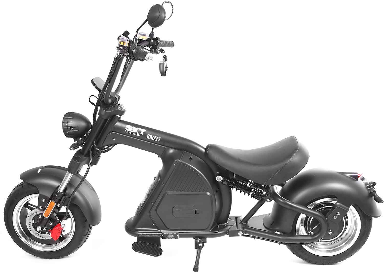 SXT Scooters E-Motorroller »SXT Grizzy«, bis zu 70 km Reichweite, mit Straßenzulassung und integr. Alarmanlage