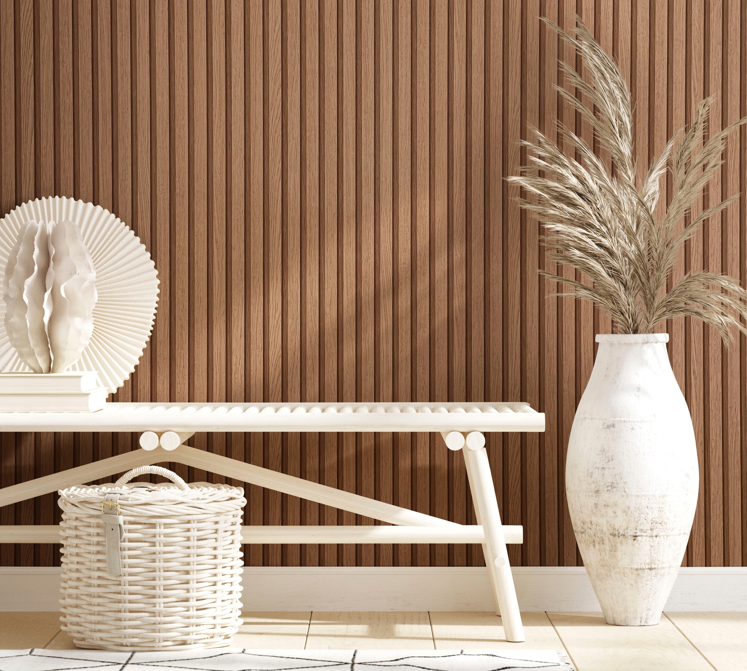 Marburg Vliestapete »Timber Wandpaneele Optik«, matt, 3D moderne Tapete für Wohnzimmer Schlafzimmer Küche