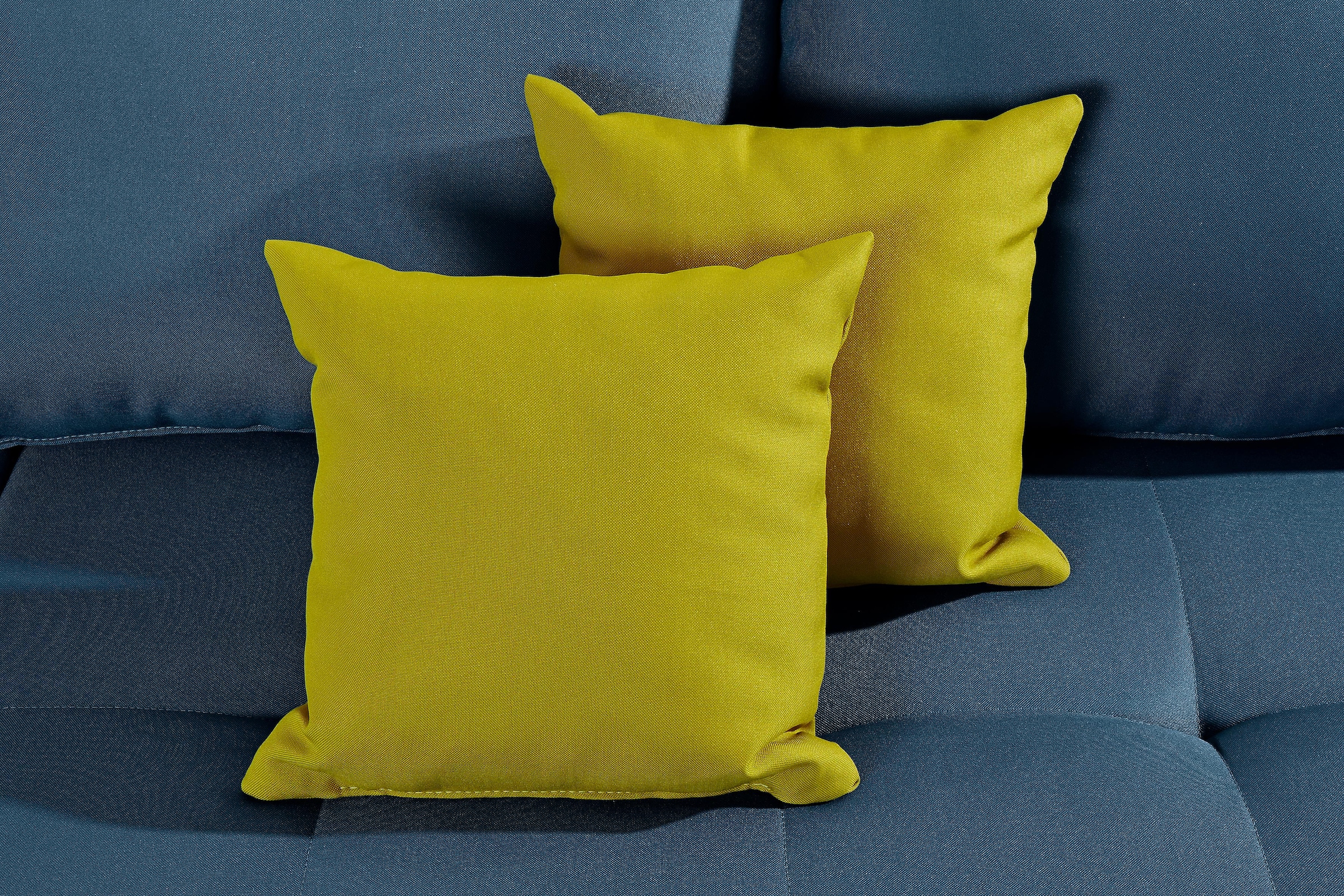 COLLECTION AB Wohnlandschaft »XL-Josy U-Form, Breite 313 cm, Flachgewebe, Struktur, Kunstleder«, inkl. Bettfunktion, Bettkasten, mit 4 gleich großen Rückenkissen