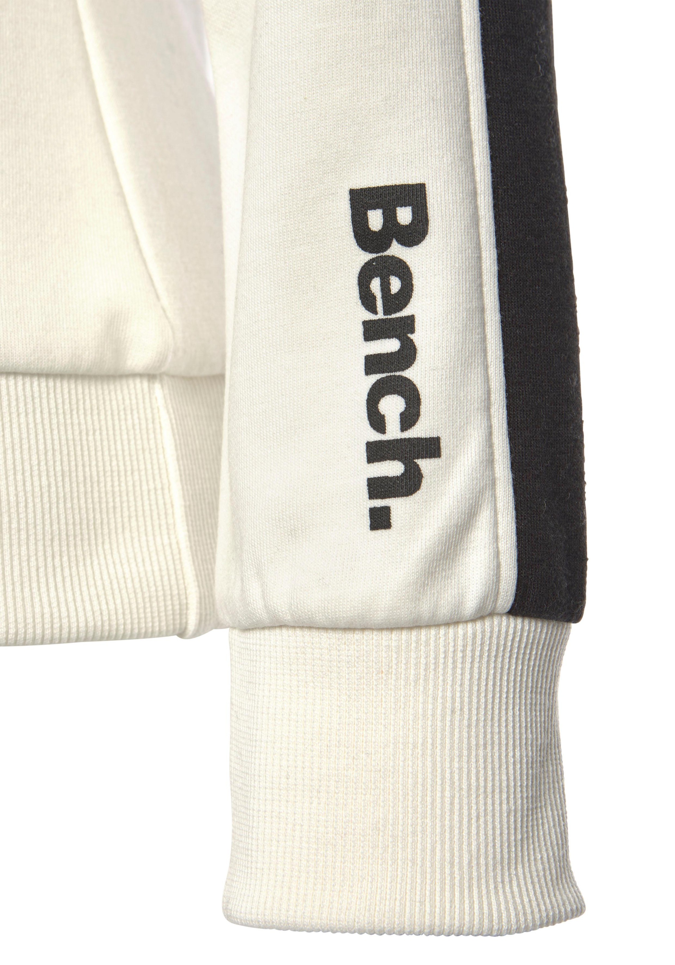 Bench. Loungewear Kapuzensweatshirt, mit Seitenstreifen und Kängurutasche, Loungewear