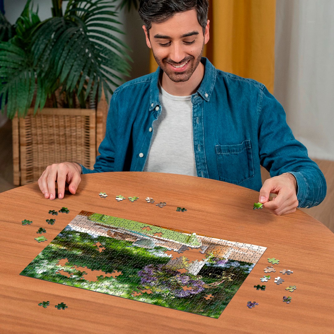 Ravensburger Puzzle »Blumengruß am Gartentisch«, Made in Germany