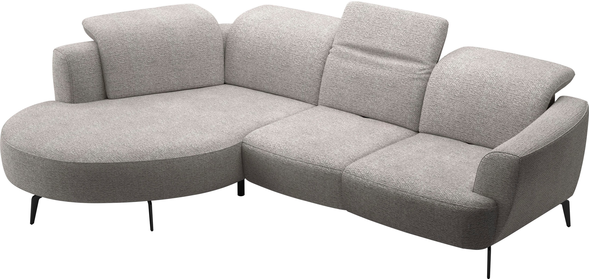 sit&more Ecksofa »Zoe«, ink.Sitztiefenverstellung, wahlweise mit Kopfteilverstellung