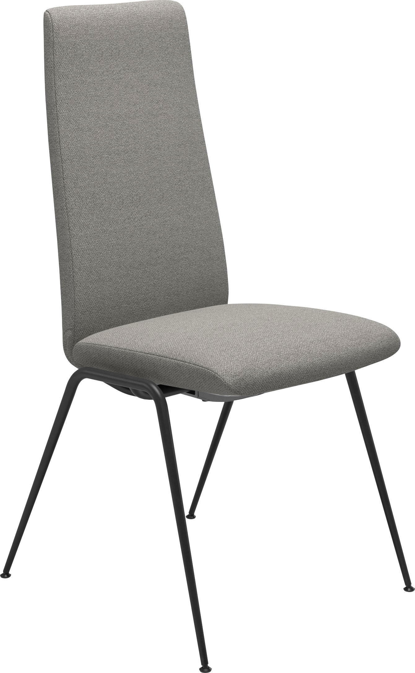Stressless® Polsterstuhl »Laurel«, ROHLEDER Stoff Q2 FARON, High Back, Größe M, mit Beinen aus Stahl in Schwarz matt