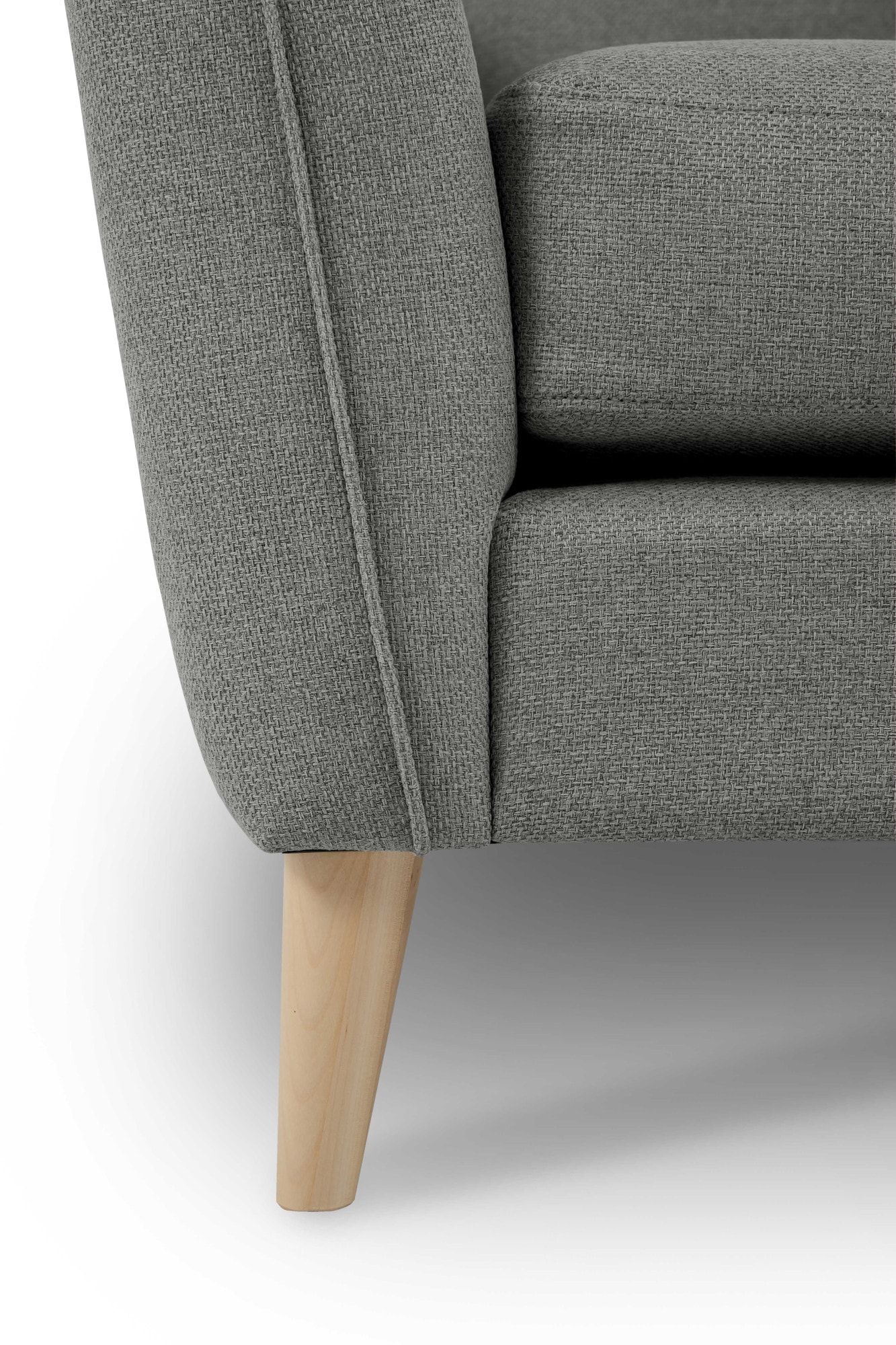 Home affaire 2-Sitzer »MARSEILLE Sofa 170 cm«, mit Massivholzbeinen aus Eiche, verschiedene Bezüge und Farbvarianten