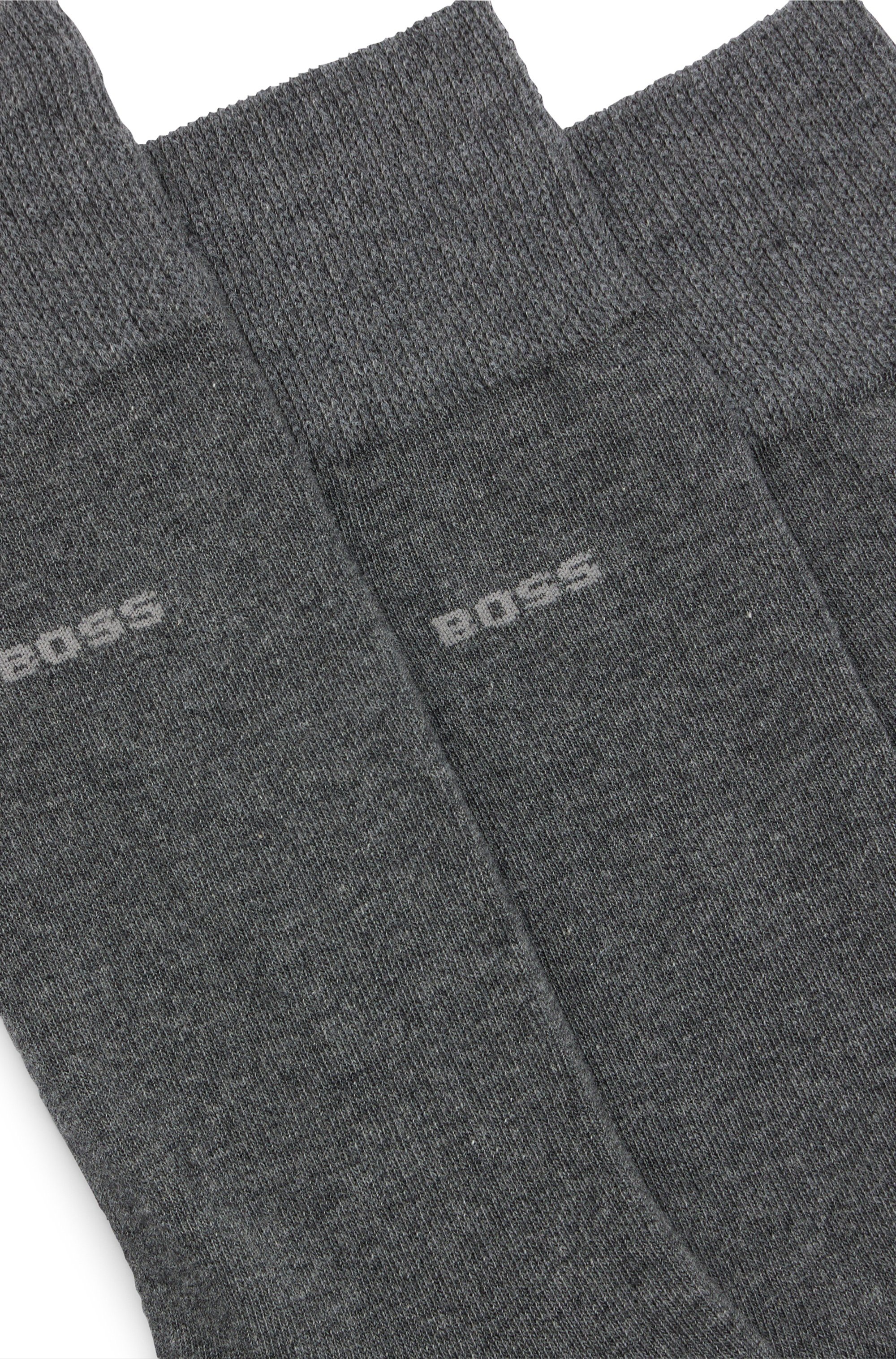 BOSS Businesssocken »3P RS Uni CC«, (3 Paar), mittelhoch, verstärkte Zehen- und Fersenpartie