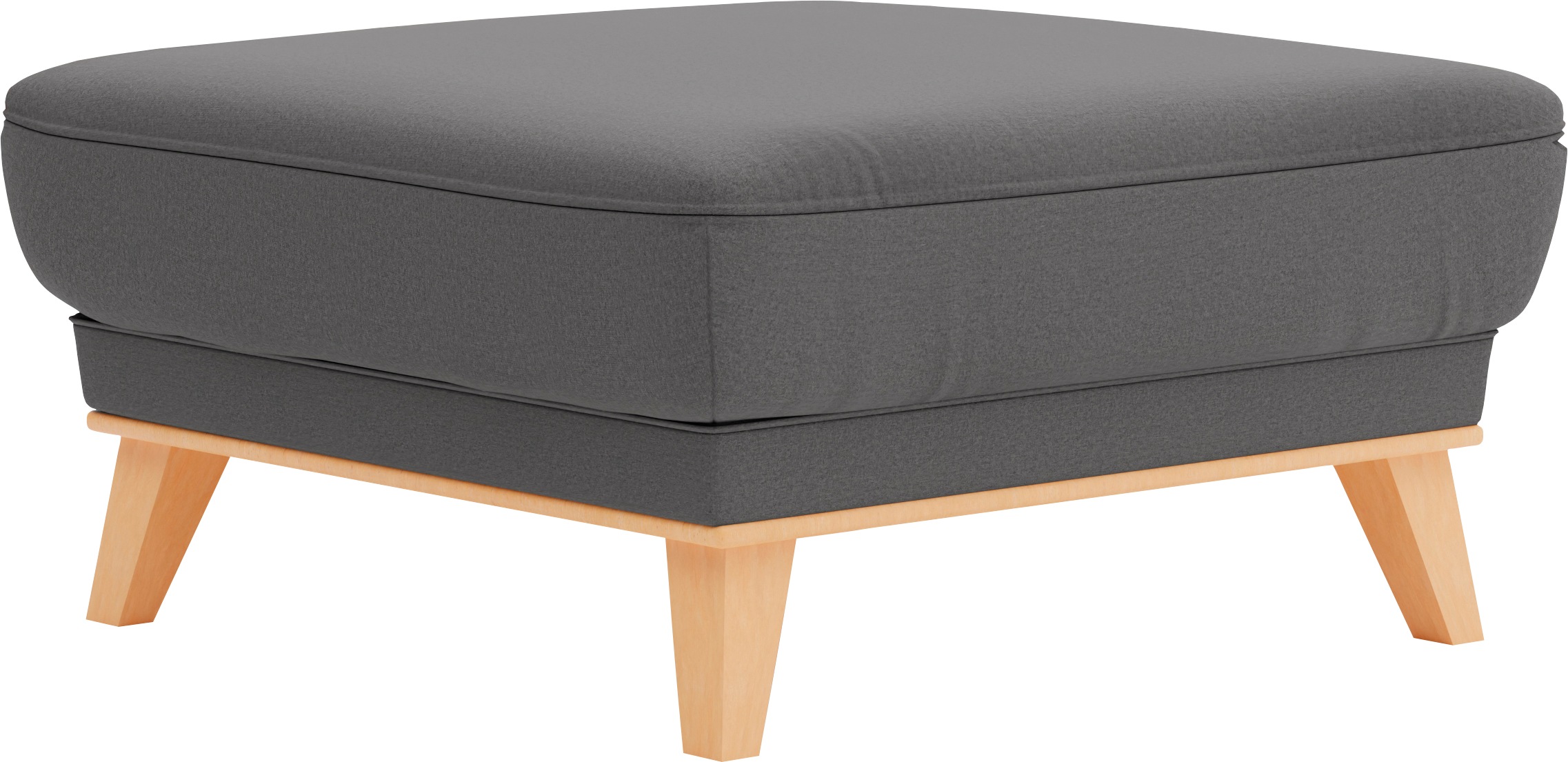 sit&more Polsterhocker »Lavida«, Mit elegantem Holzrahmen günstig online kaufen