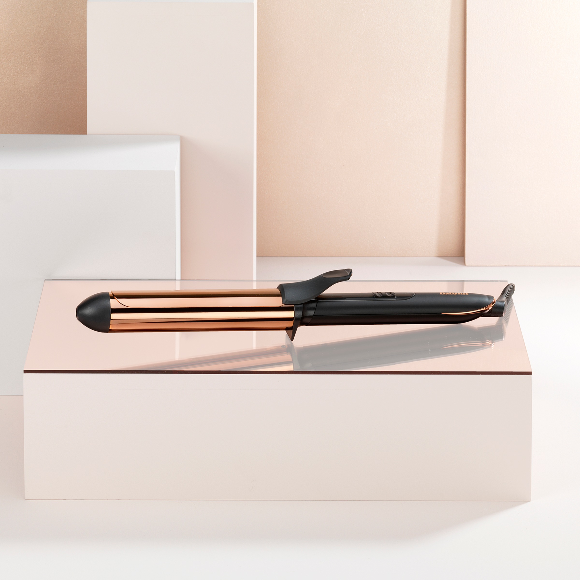 BaByliss Lockenstyler »BaByliss Salon Brilliance Curls Lockenstab für große Locken, C459E« 32 mm Lockenstab, Advanced Ceramics™, 6 Temperaturstufen bis 210 °C