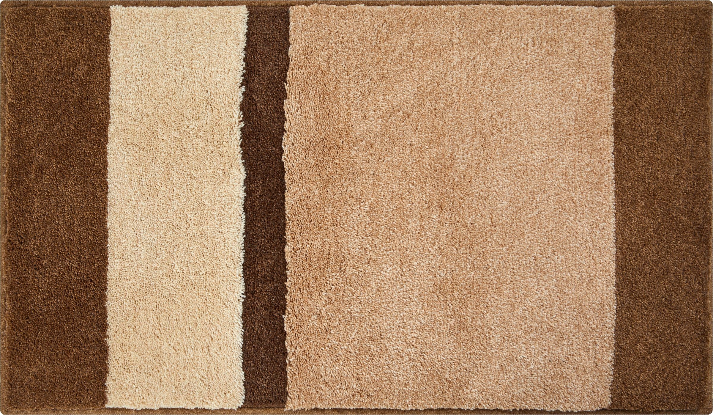 Grund Badematte »Room«, rutschhemmend beschichtet, fußbodenheizungsgeeignet, besonders dichter Flor, Badematte mit Streifen