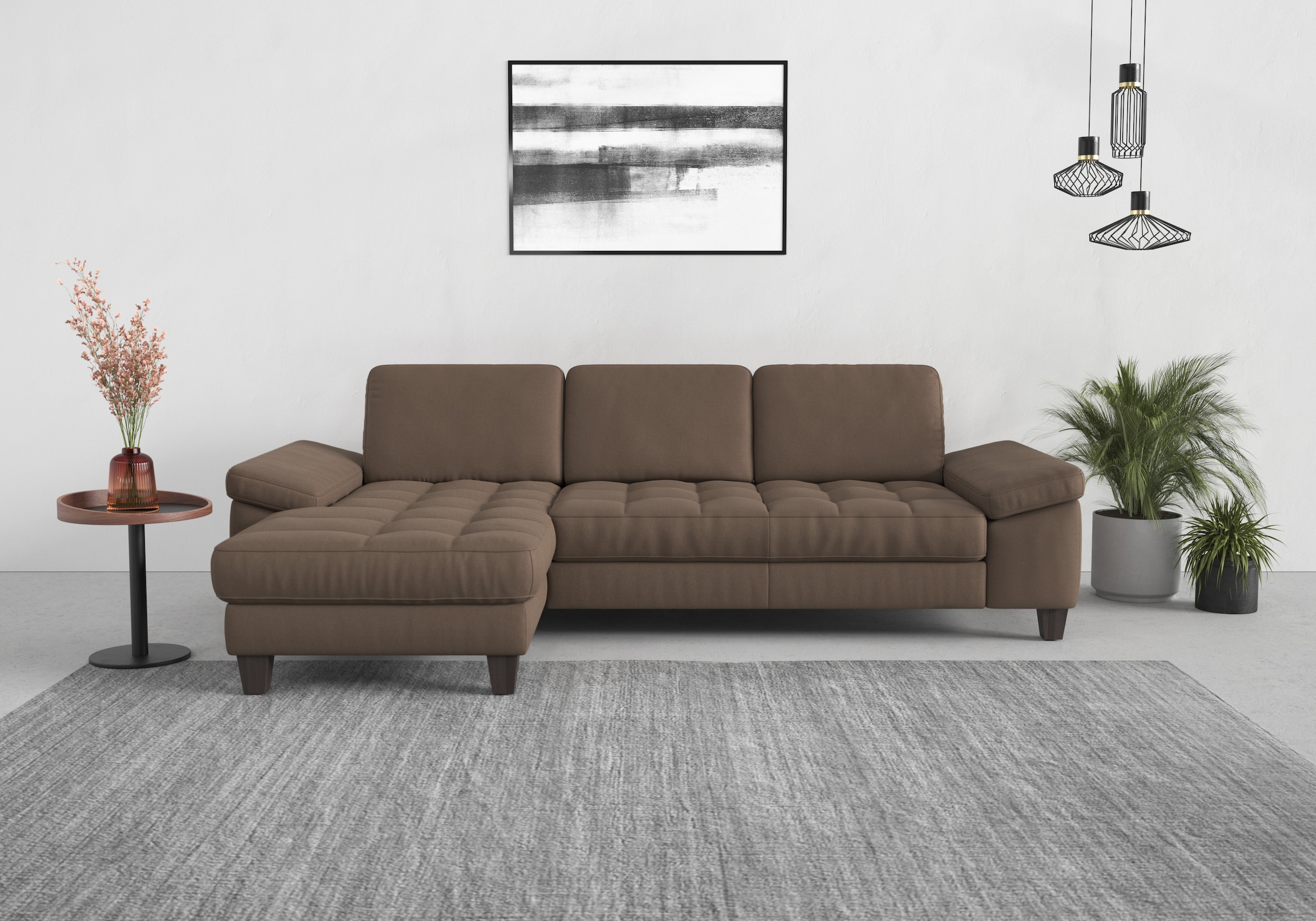 sit&more Ecksofa »Westham L-Form« Recamiere, mit oder ohne Bettfunktion, Be günstig online kaufen