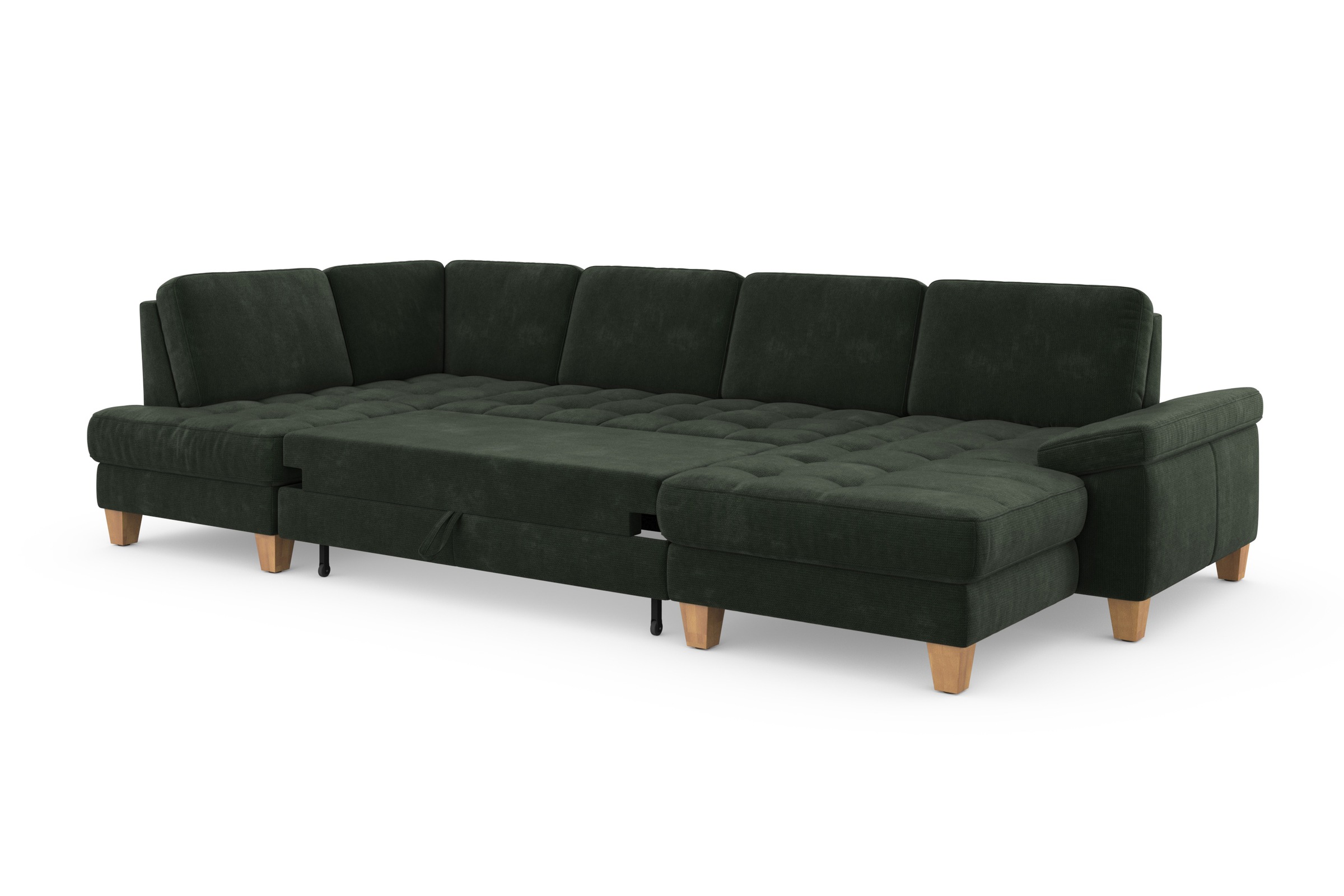 sit&more Wohnlandschaft »Westham U-Form«, wahlweise mit Bettfunktion, Bettkasten, Sitztiefenverstellung